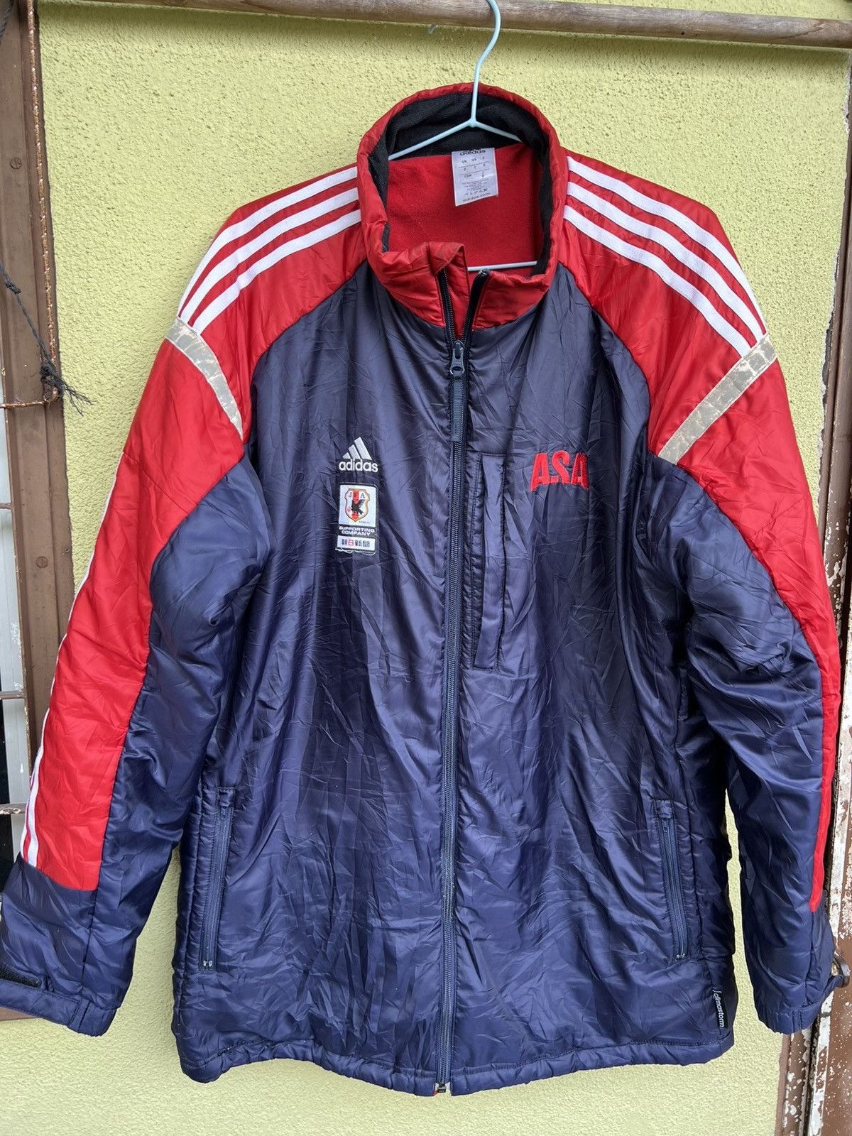 Adidas Windbreaker VINTAGE S Jacket ADIDAS JFA 2009 Size US XL / EU 56 / 4 - 1 Thumbnail