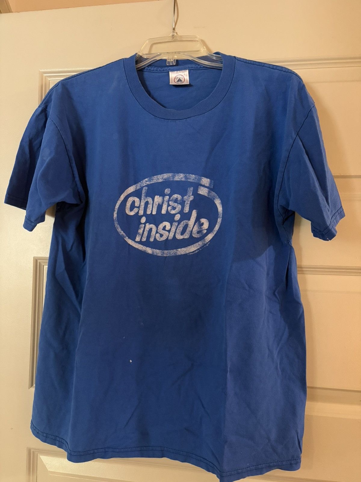 Vintage Vintage Faded Christ Inside T Shirt Tee Delta Tag Jesus Size US L / EU 52-54 / 3 - 2 Thumbnail