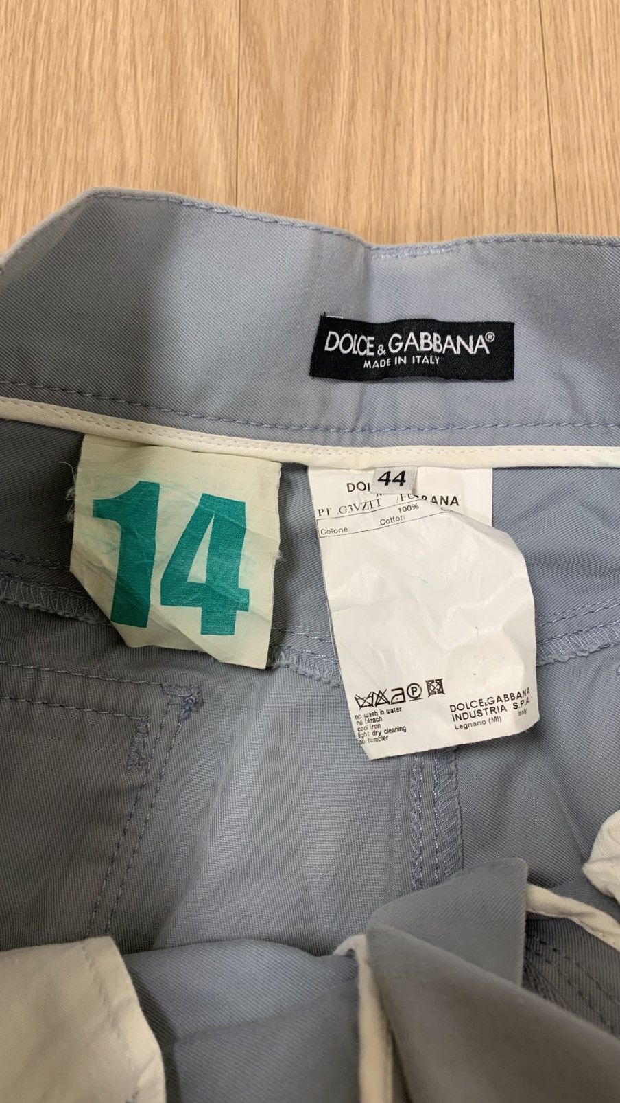 Dolce & Gabbana Dolce&Gabbana Baby Blue Low Rise Pants Trousers Size US 28 / EU 44 - 3 Thumbnail