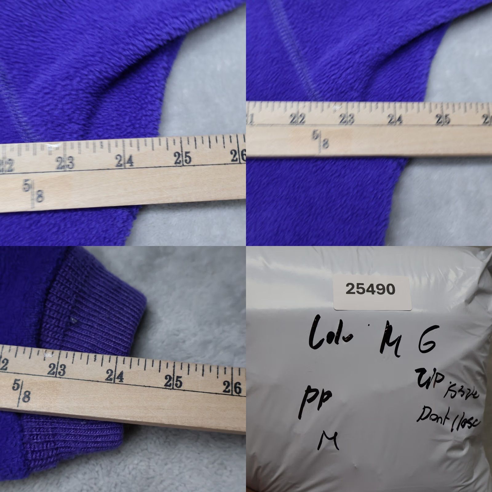 Patagonia Patagonia Sweatshirt Mens Large Purple Fleece 1/2 Zip Pullover VTG - Vintage & Size US L / EU 52-54 / 3 - 9 Thumbnail