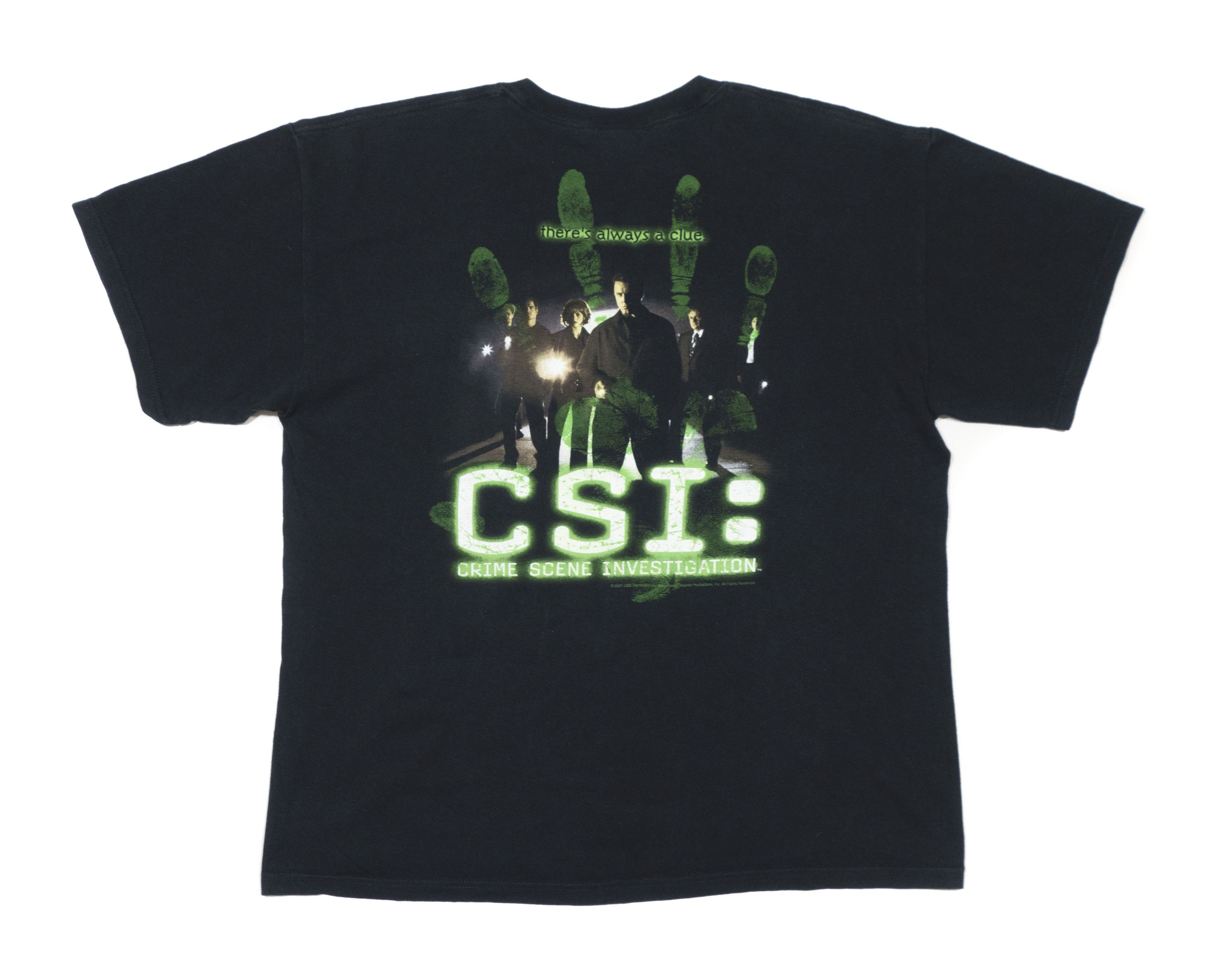 Vintage 2001 CSI Las Vegas Big Logo T-Shirt Size US XL / EU 56 / 4 - 1 Thumbnail