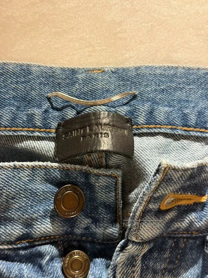Saint Laurent Paris Saint Laurent Men's Denim Jeans. Size US 32 / EU 48 - 2 Thumbnail