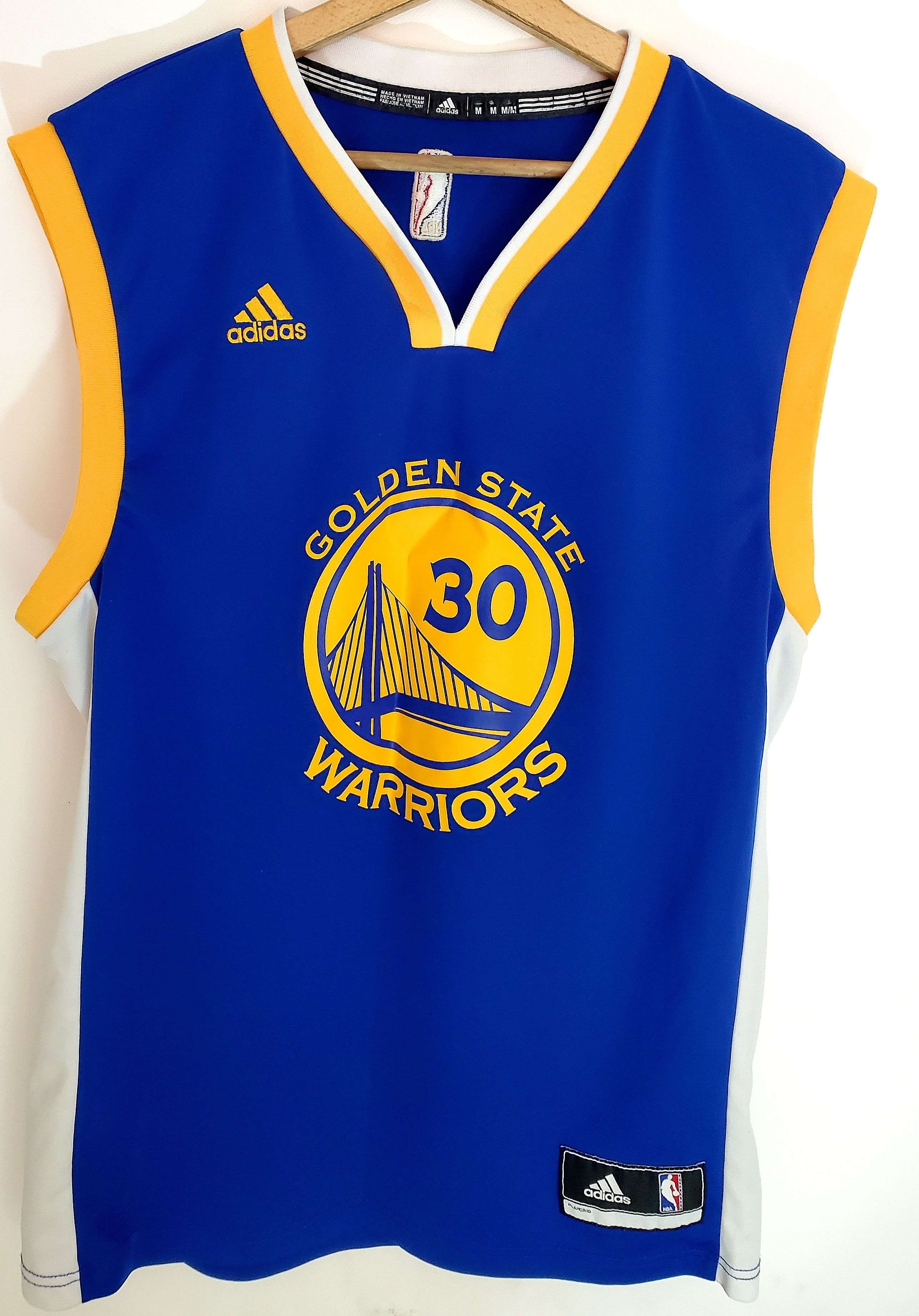 Adidas Adidas Golden State Warriors Stephen Curry NBA Jersey M Size US M / EU 48-50 / 2 - 2 Thumbnail