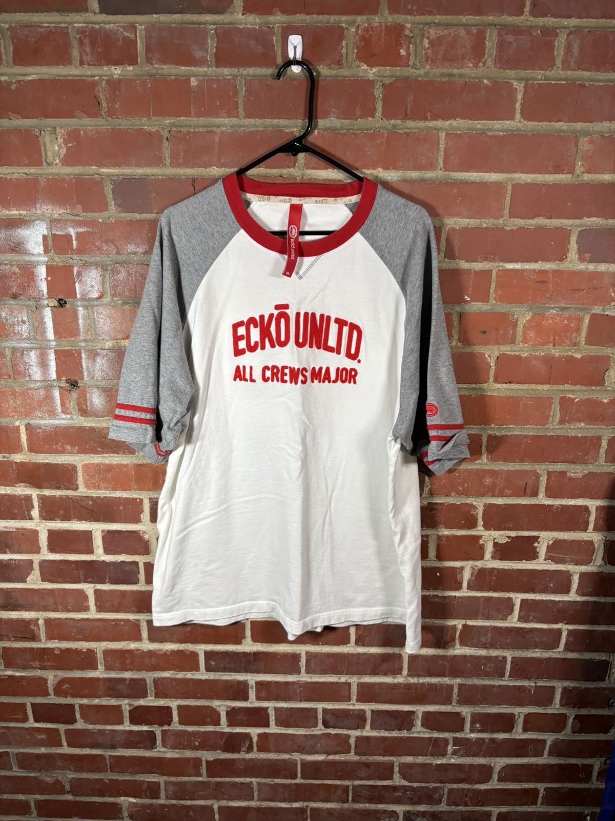 Ecko Unltd. Vintage Y2k Marc Ecko Unltd. All Crews Major Shirt XXL Size US XXL / EU 58 / 5 - 1 Thumbnail
