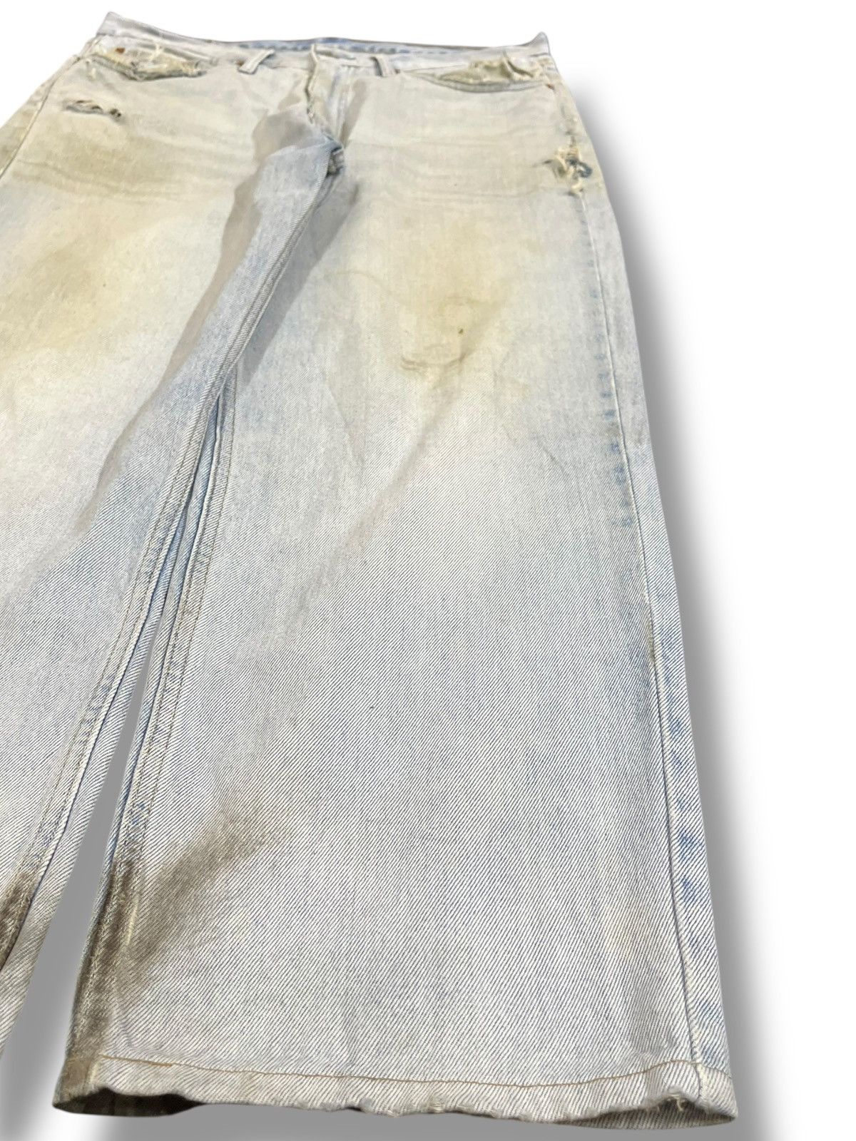 14th Addiction × Levi's × Levi's Vintage Clothing Levi’s Stay Loose Baggy Dirty Denim Size US 35 - 4 Thumbnail