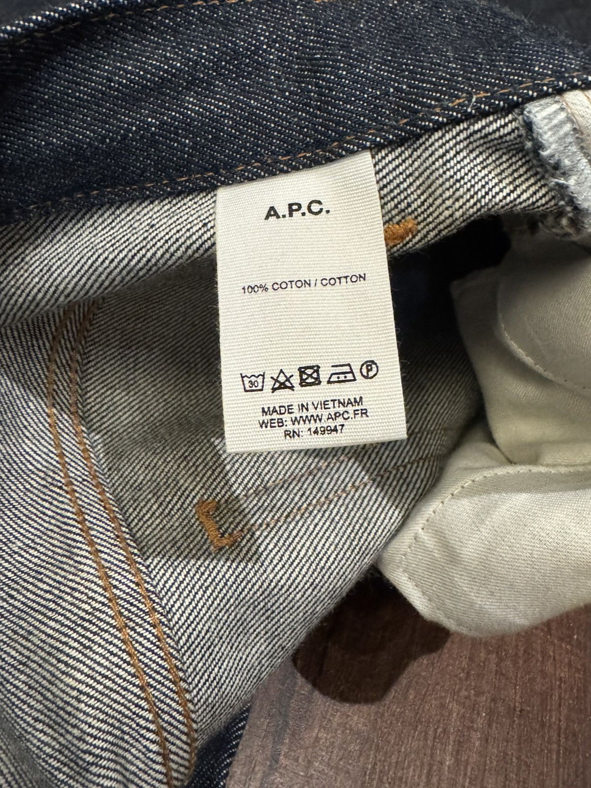 A.P.C. APC Petite New Standard men’s indigo size 33 Size US 33 - 6 Thumbnail