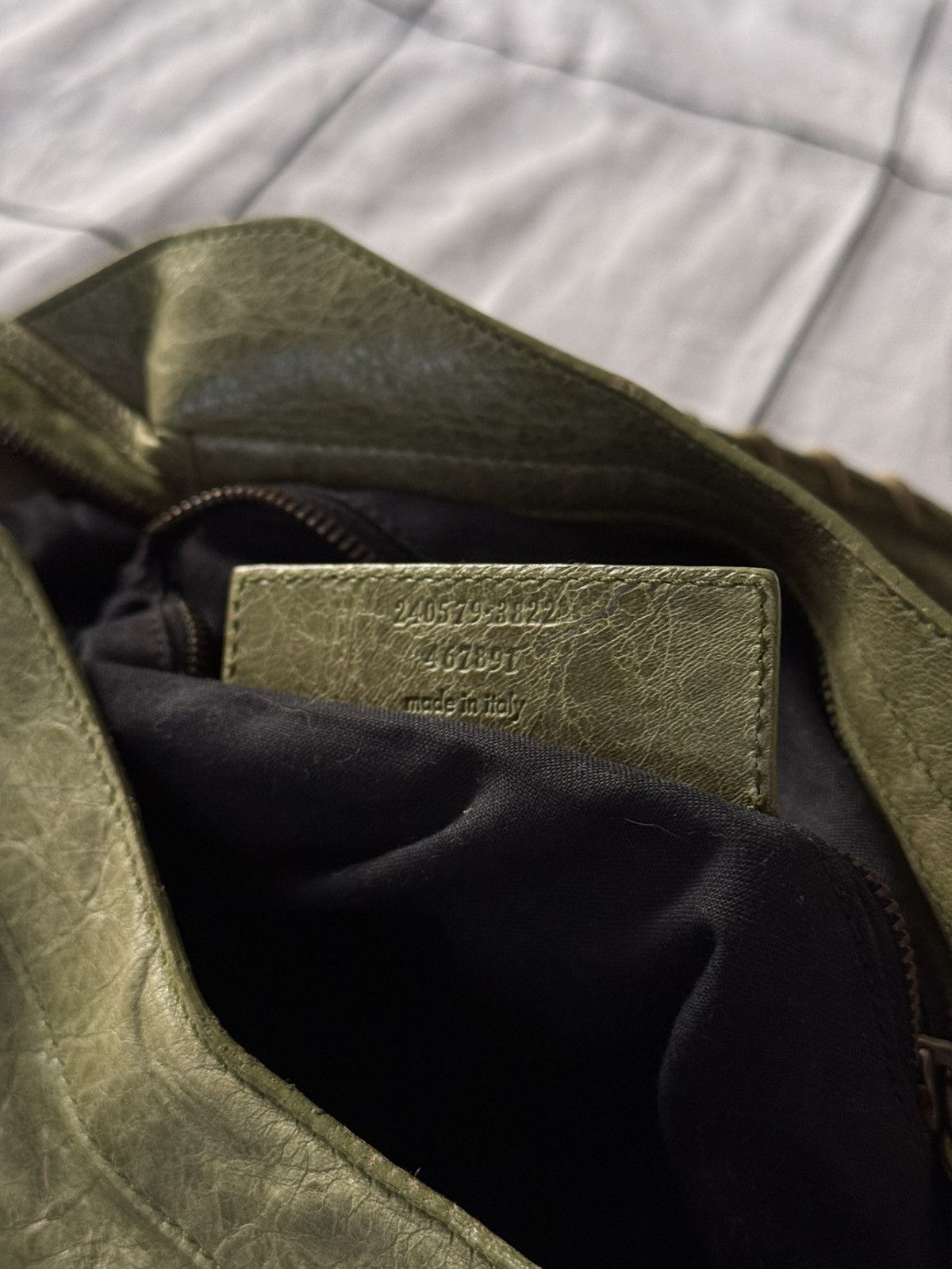 Balenciaga Vintage Balenciaga Lambskin City Bag Leather Handbag Size ONE SIZE - 11 Thumbnail