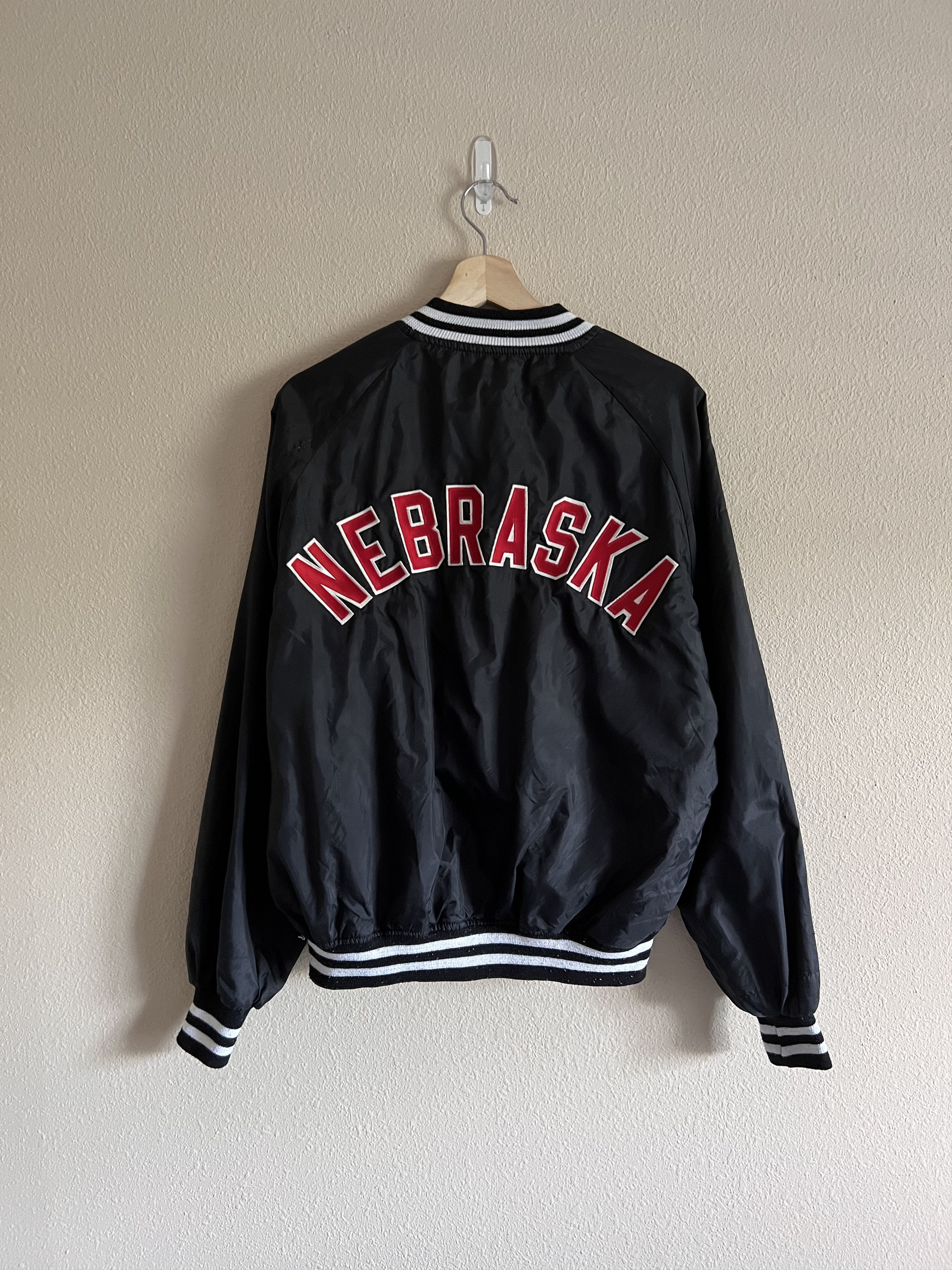 Chalk Line Vintage 80s Nebraska Chalk Line Jacket in Black Size US M / EU 48-50 / 2 - 1 Thumbnail