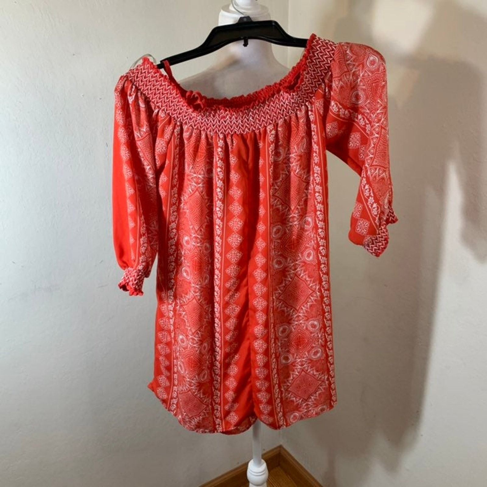 Other Women Cold Sholder Orange mini dress size XS Size S / US 4 / IT 40 - 5 Thumbnail
