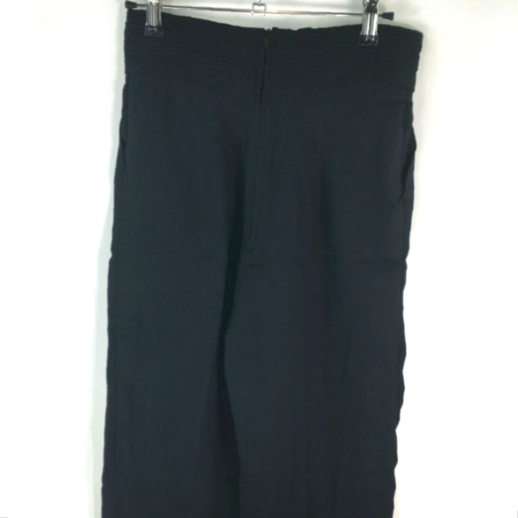 Vintage Vintage 35th & 10th Womens Black High Rise Straight Leg Dress Pants Size 9 Size 26" / US 2 / IT 38 - 3 Thumbnail