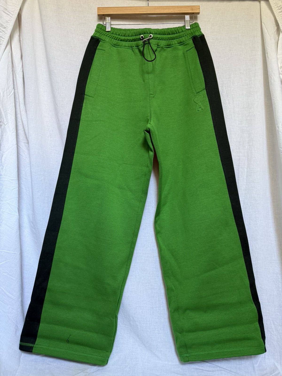 AMI Green Ami De Cœur Lounge Pants Size US 30 / EU 46 - 2 Thumbnail