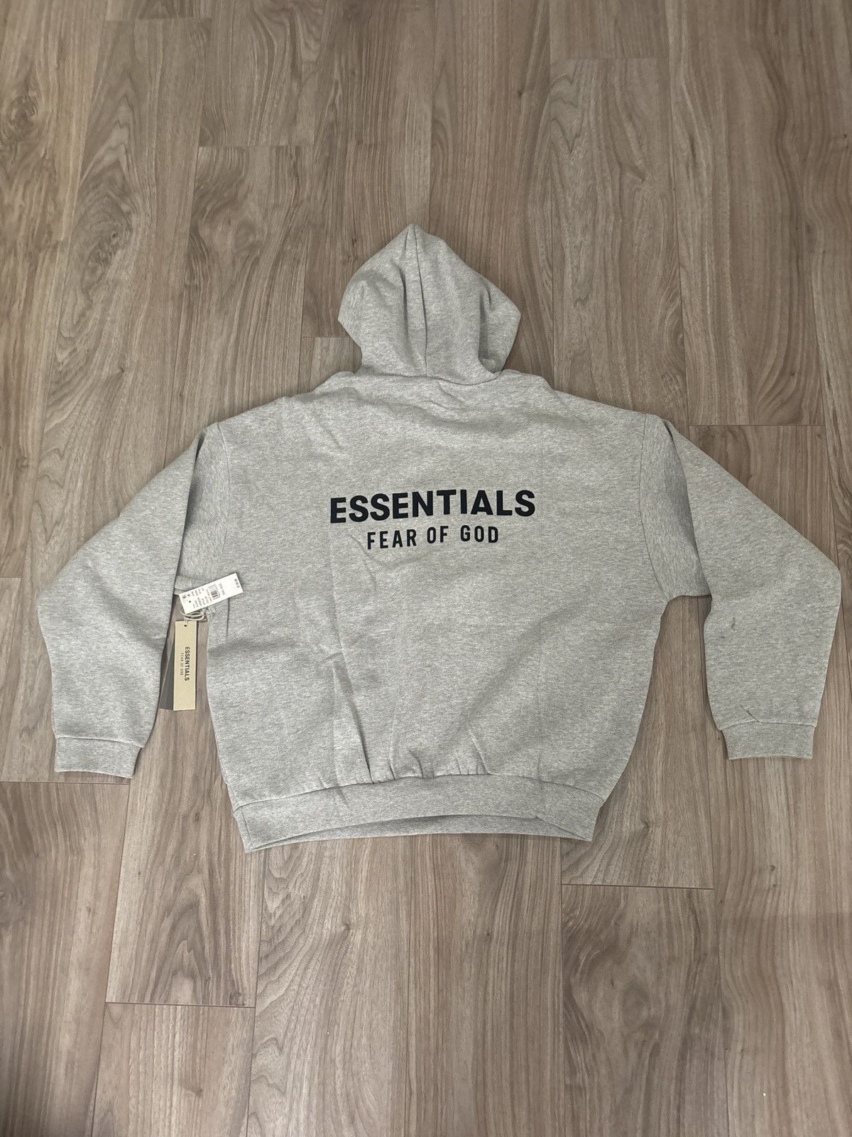Essentials Essentials Fear Of God Fleece Hoodie Light Heather Grey (S) Size US S / EU 44-46 / 1 - 2 Thumbnail