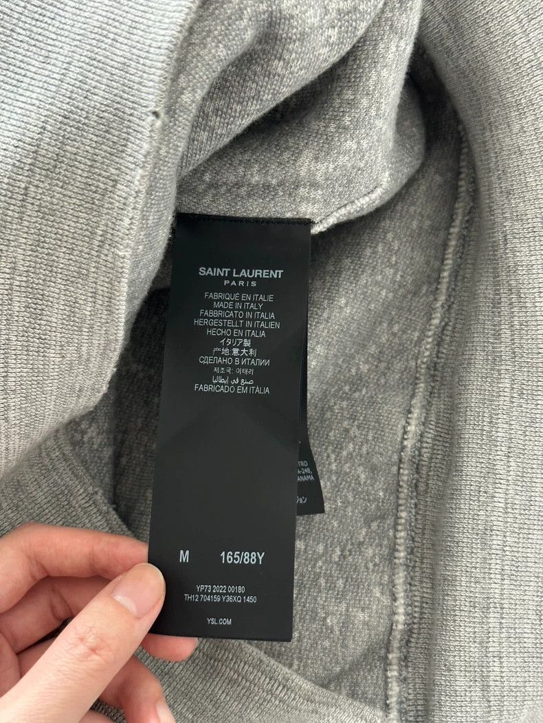 Saint Laurent Paris Saint Laurent Paris The whole body makes the old hoodie Size US L / EU 52-54 / 3 - 7 Thumbnail