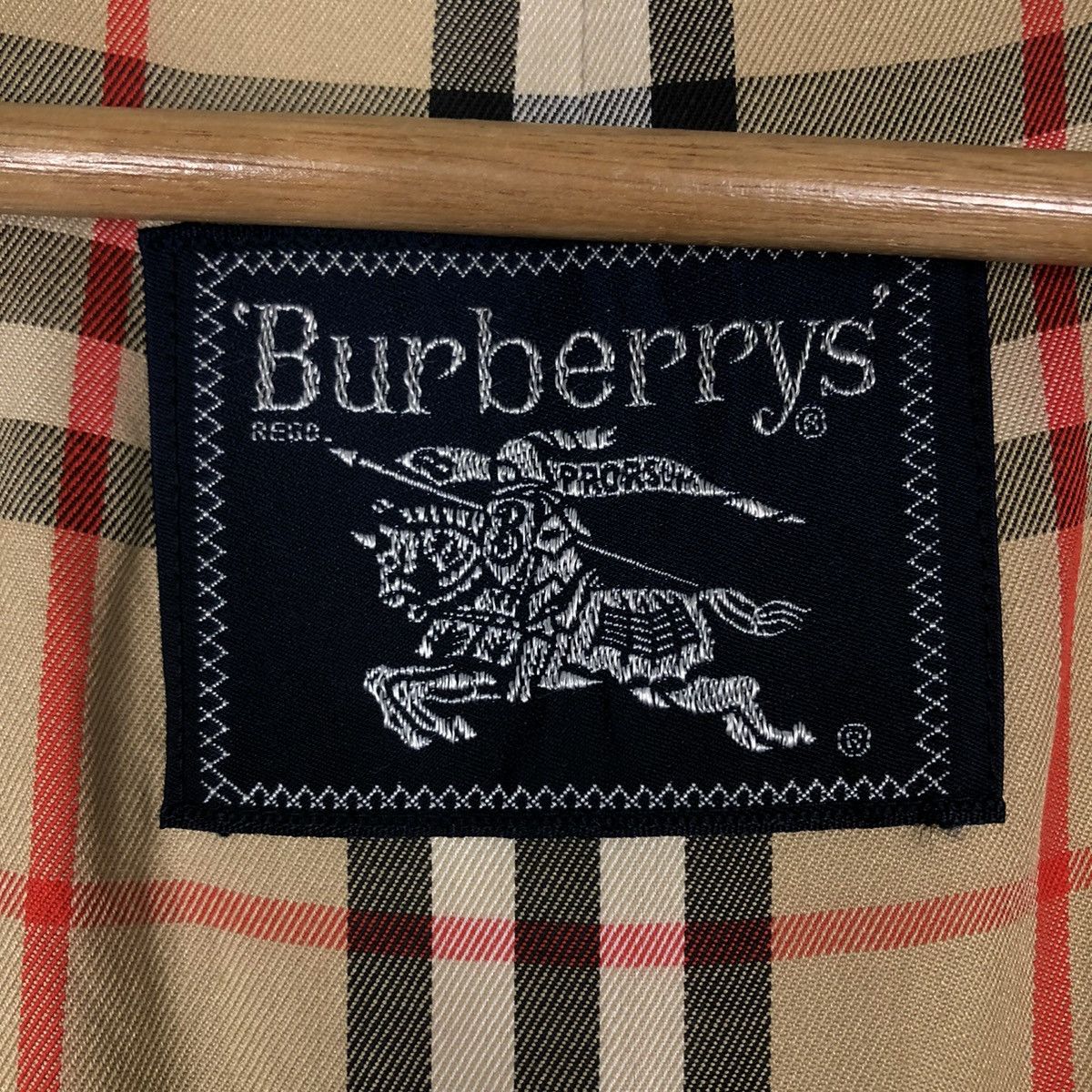 Burberry 🔥Vintage Trench Coats Burberrys Nova Check Lining Size US M / EU 48-50 / 2 - 18 Thumbnail