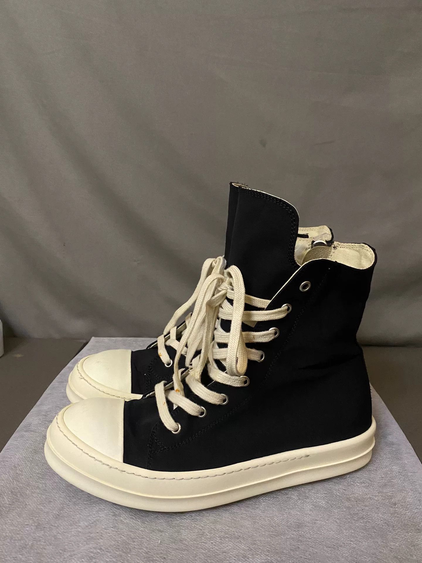 Rick Owens Rick owens performa rubber tapes geobasket in black