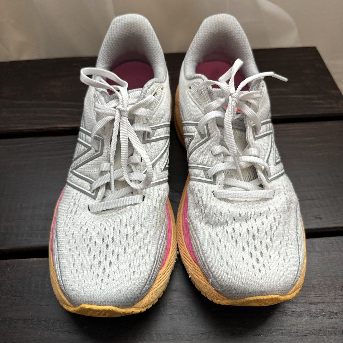 New Balance New Balance - 860v12 Running Shoes-White/Pink/Orange- Sz 7.5 Size US 7.5 / IT 37.5 - 6 Thumbnail