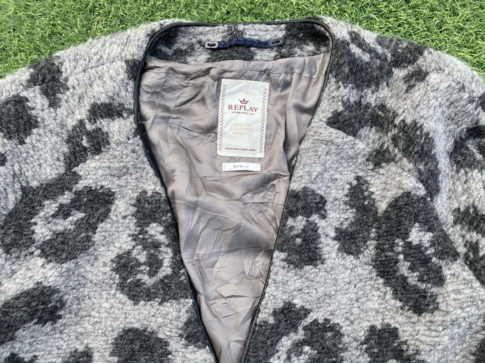 Replay Rare 🔥 Replay Wool Coat Size S / US 4 / IT 40 - 4 Thumbnail