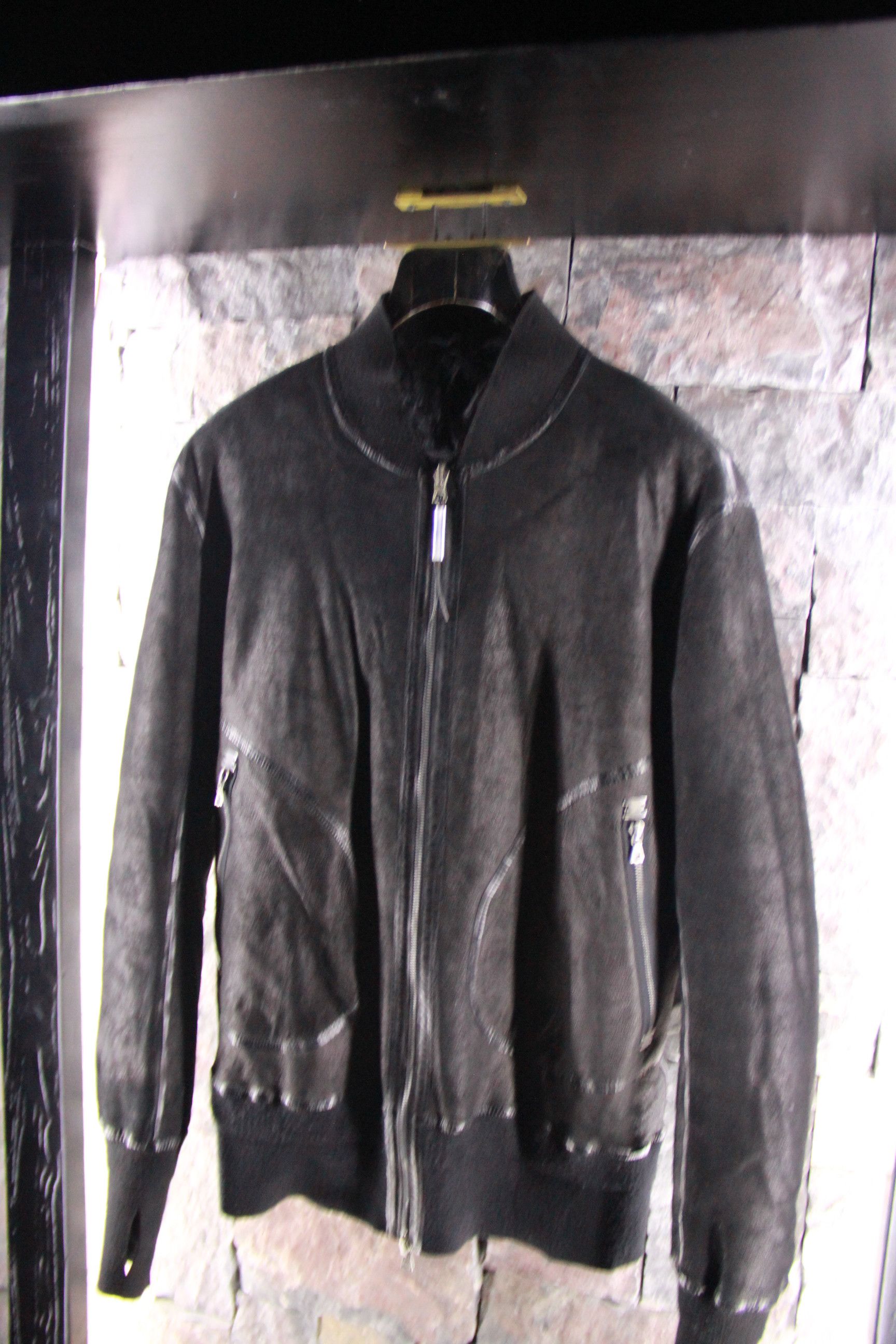 Isaac Sellam Experience Black Reversible Alpaca Shearling Bomber Size US S / EU 44-46 / 1 - 8 Thumbnail