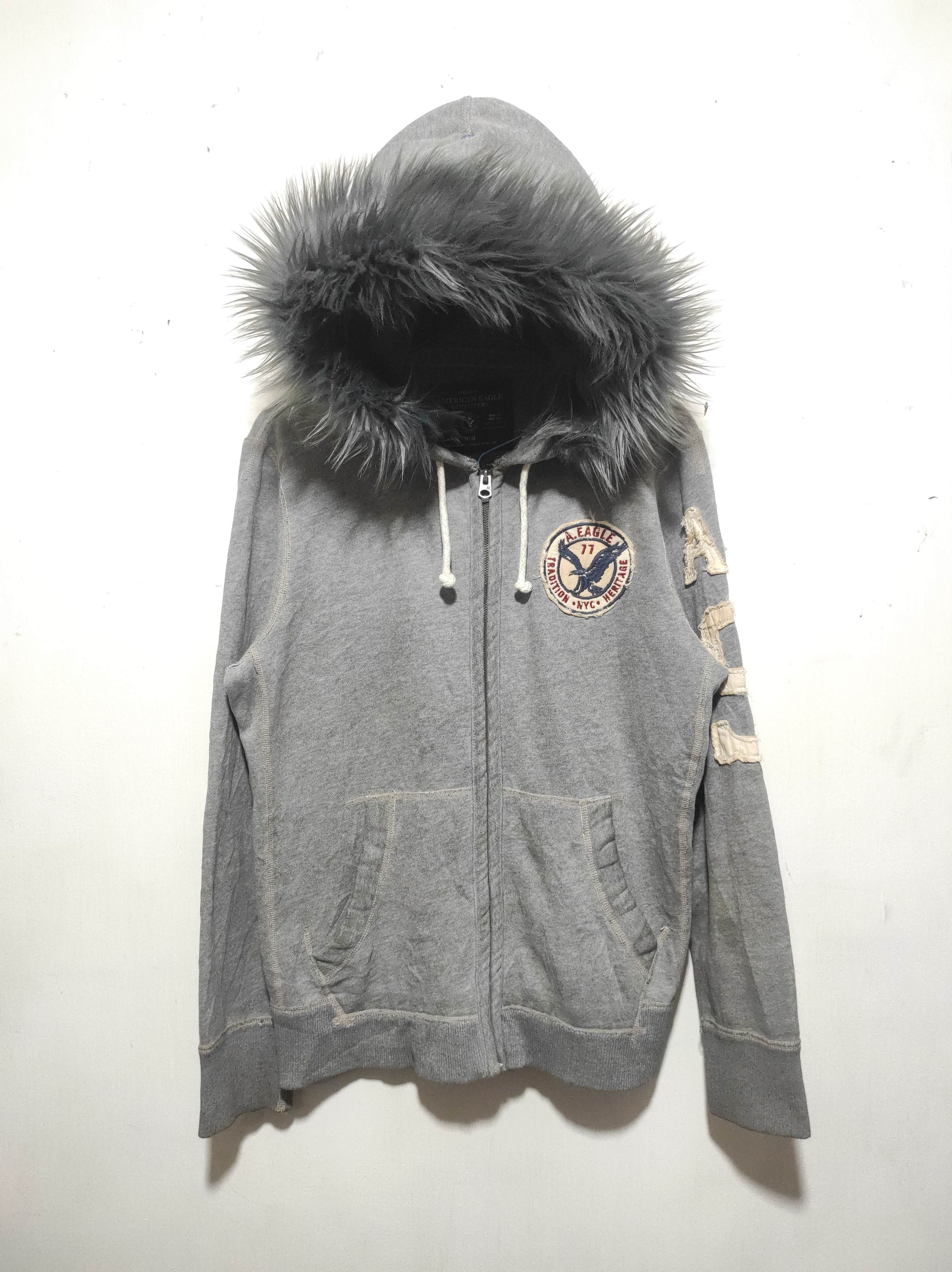 Hysteric Glamour American Eagle Zipper Fur Hoodie IfSixWasNine LGB style Size US M / EU 48-50 / 2 - 2 Thumbnail