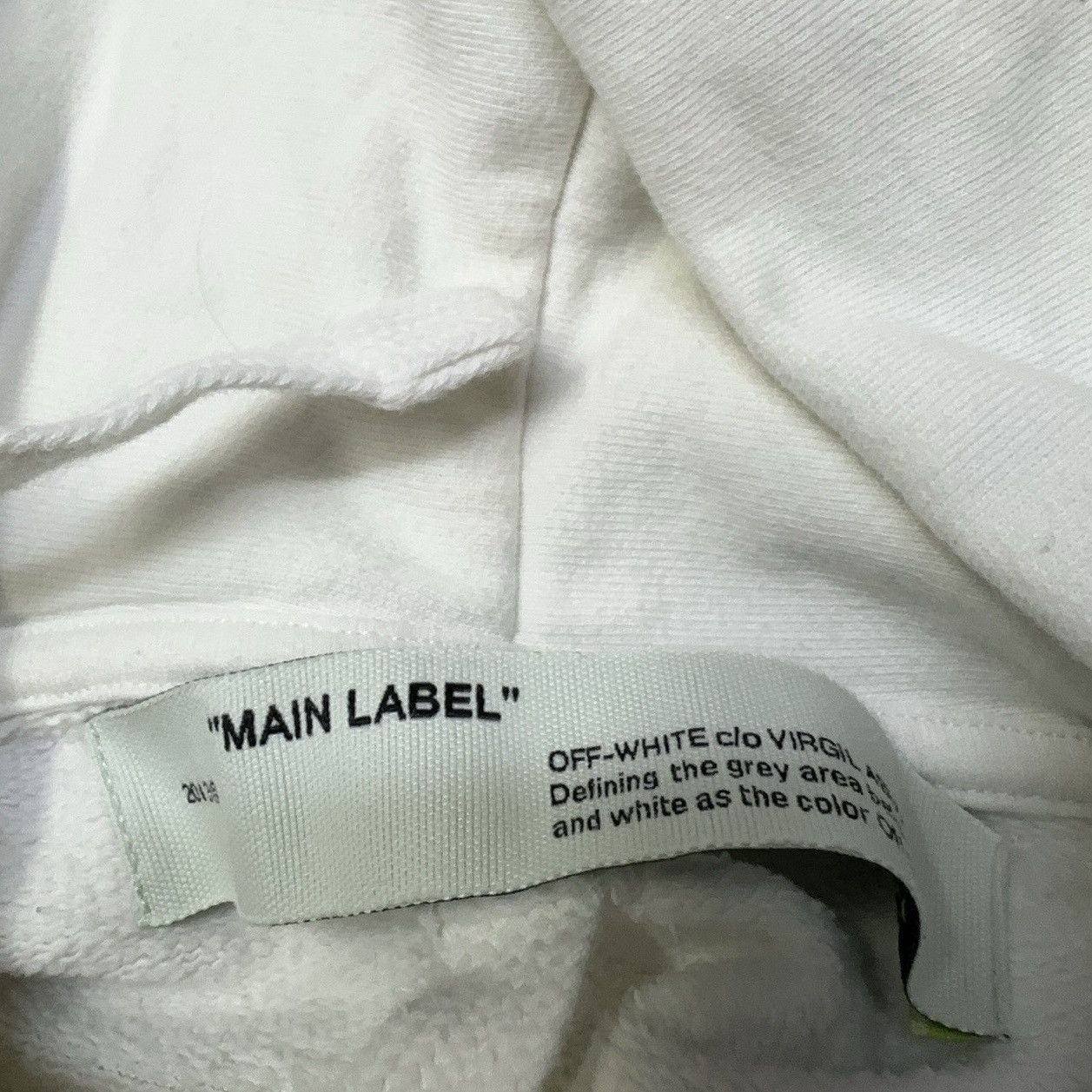 Off-White OFF-WHITE 2019AW ACRYLIC ARROWS SLIM HOODIE Size US S / EU 44-46 / 1 - 3 Thumbnail