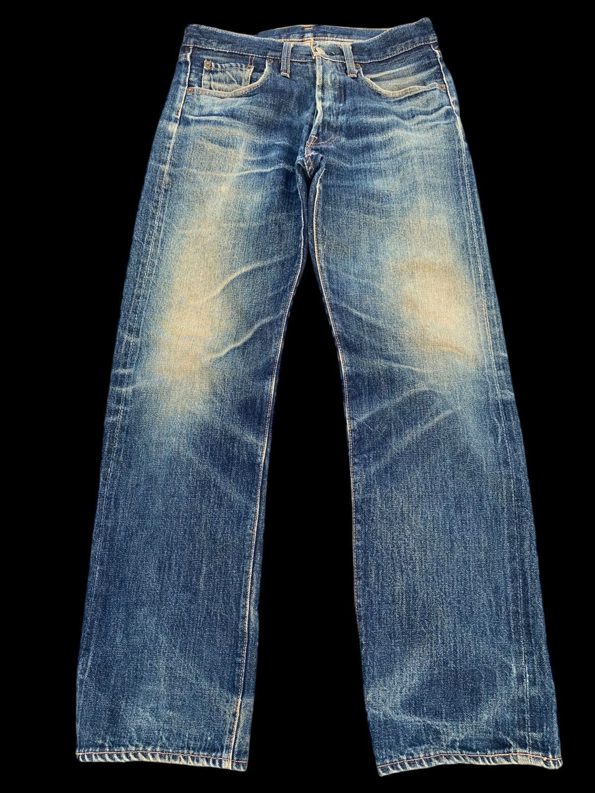 Denime VINTAGE DENIME SELVEDGE RUSTY MUDWASH DISTRESSED DENIM Size US 30 / EU 46 - 3 Thumbnail