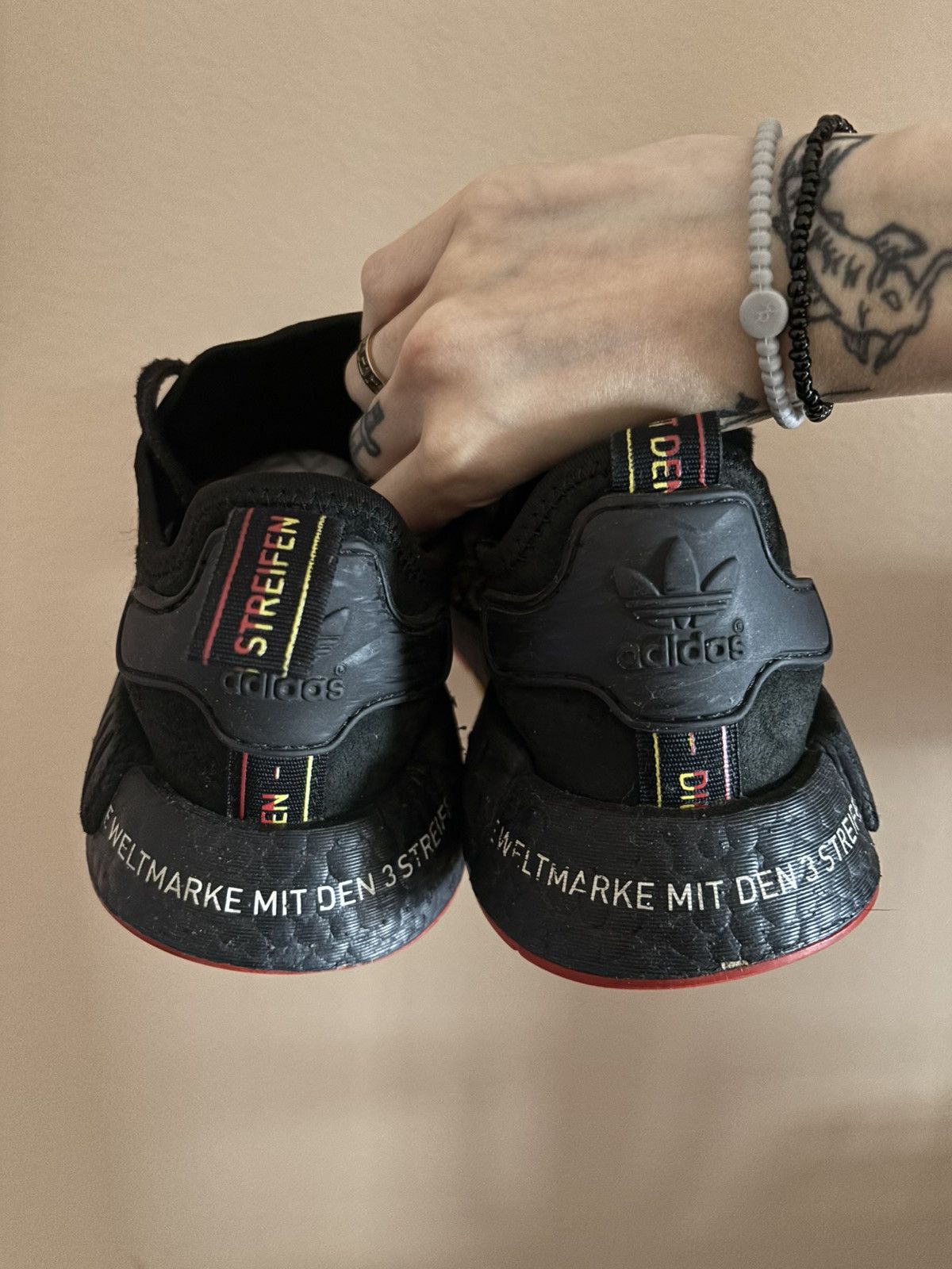 Adidas Adidas NMD_R1 'Black White Yellow' Size US 5 / EU 37 - 4 Thumbnail