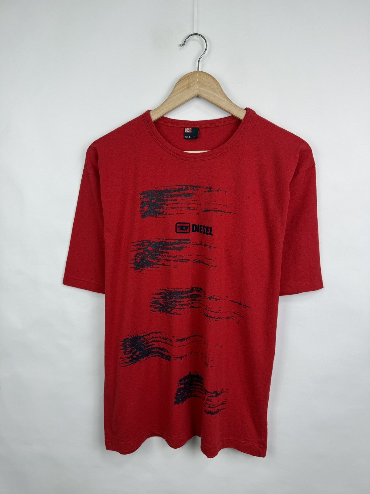 Diesel 🇺🇸 Vintage 90s Diesel Archive Art Big Logo T-Shirt Rare Retro Size US L / EU 52-54 / 3 - 3 Thumbnail