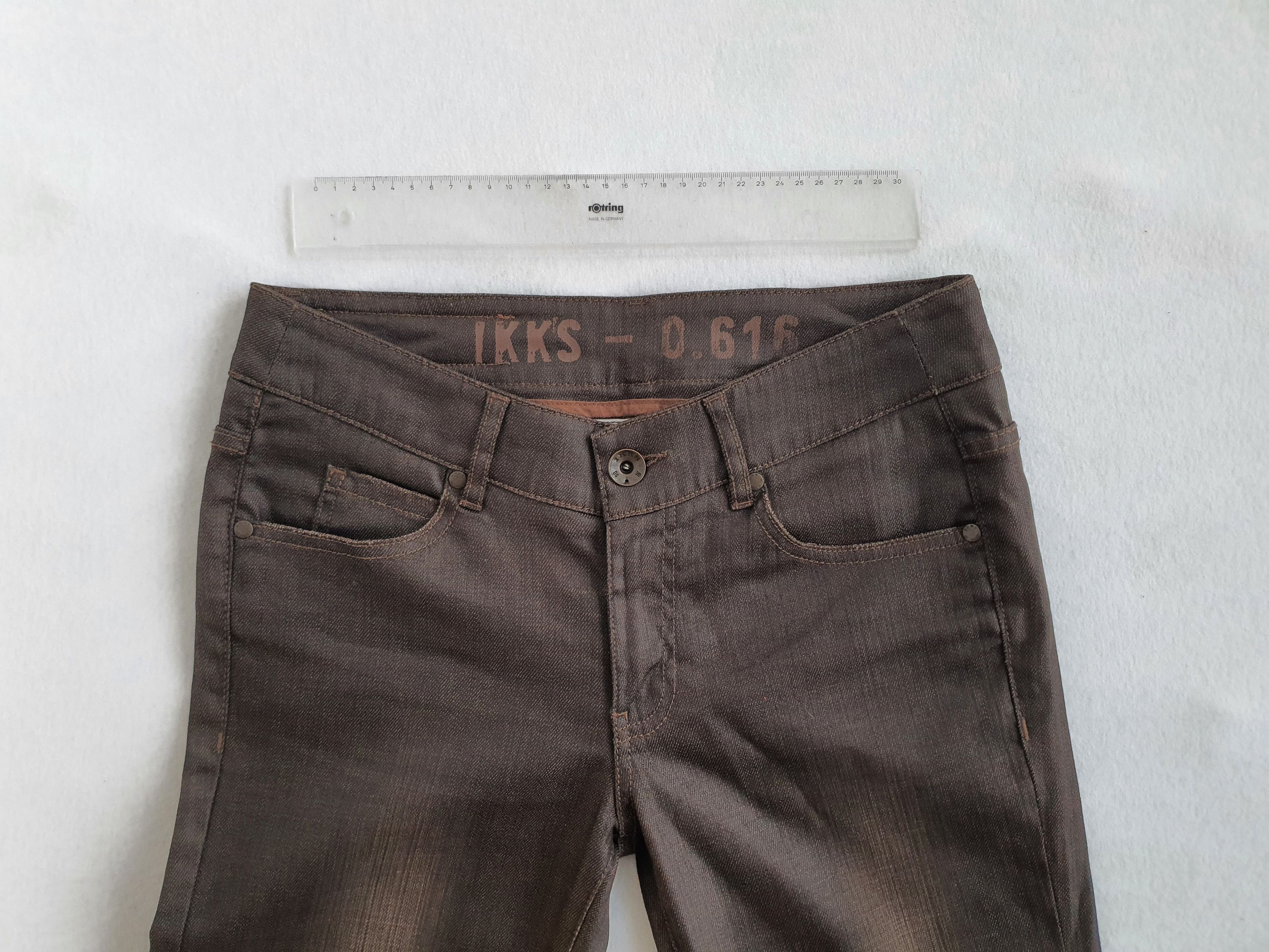 IKKS 0.616 Women's Denim Jeans - Regular Fit - Brown Size 28" / US 6 / IT 42 - 3 Thumbnail