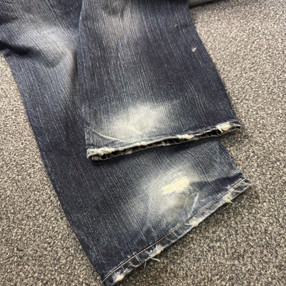 If Six Was Nine 🔥🇯🇵 Vintage 2006 Levis 502 Distressed Faded Denim W32 Size US 32 / EU 48 - 11 Thumbnail