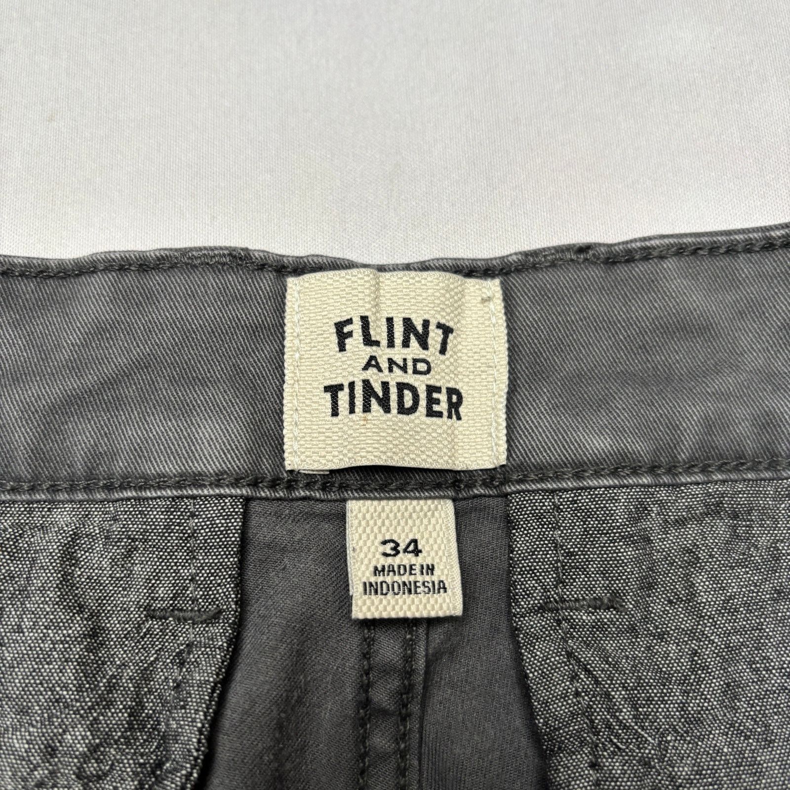 Flint And Tinder Flint and Tinder 365 Chino Shorts 34 Flat Front Workwear Size US 34 / EU 50 - 3 Thumbnail
