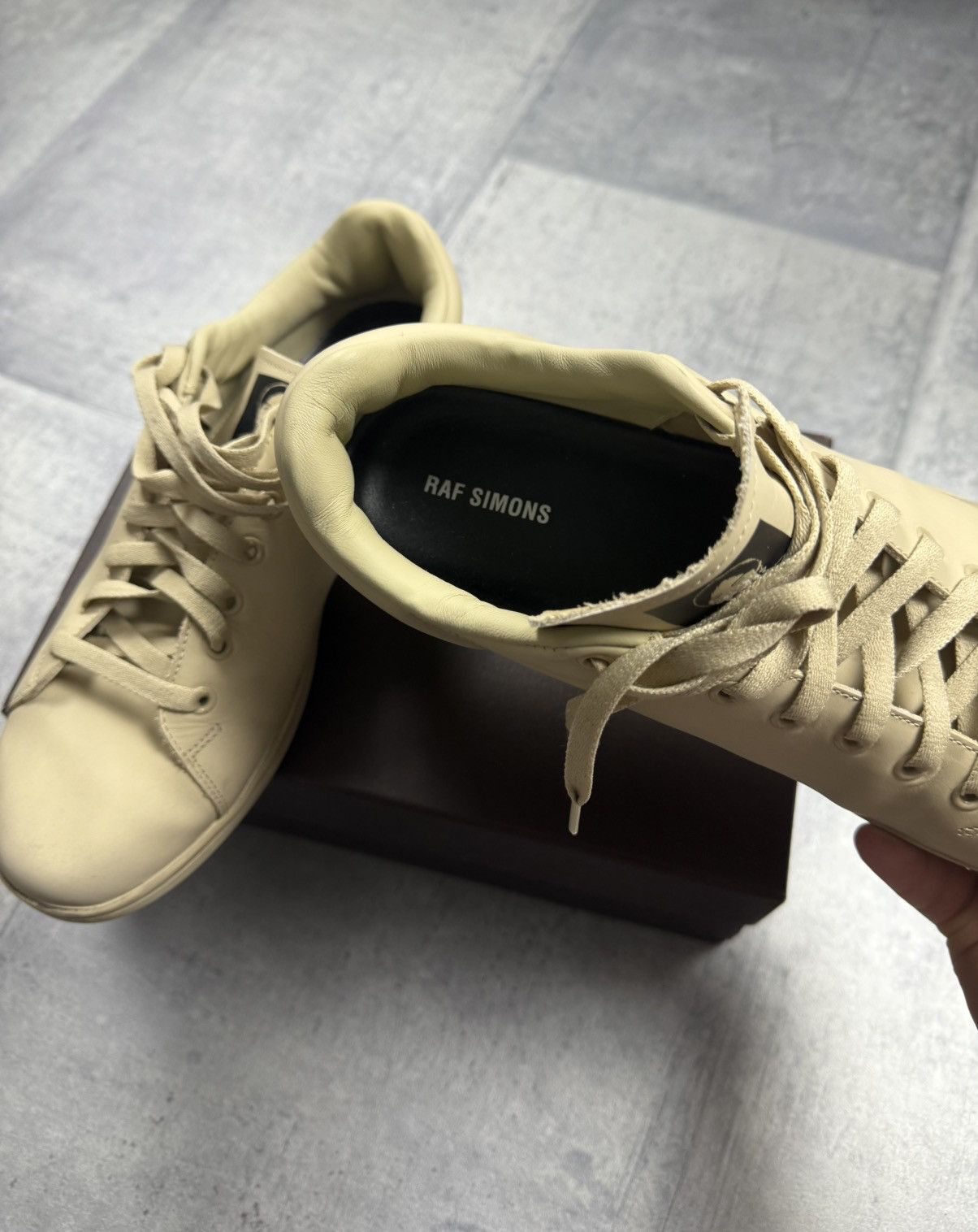 Raf Simons Raf Simons leather sneakers Size US 9 / EU 42 - 12 Thumbnail