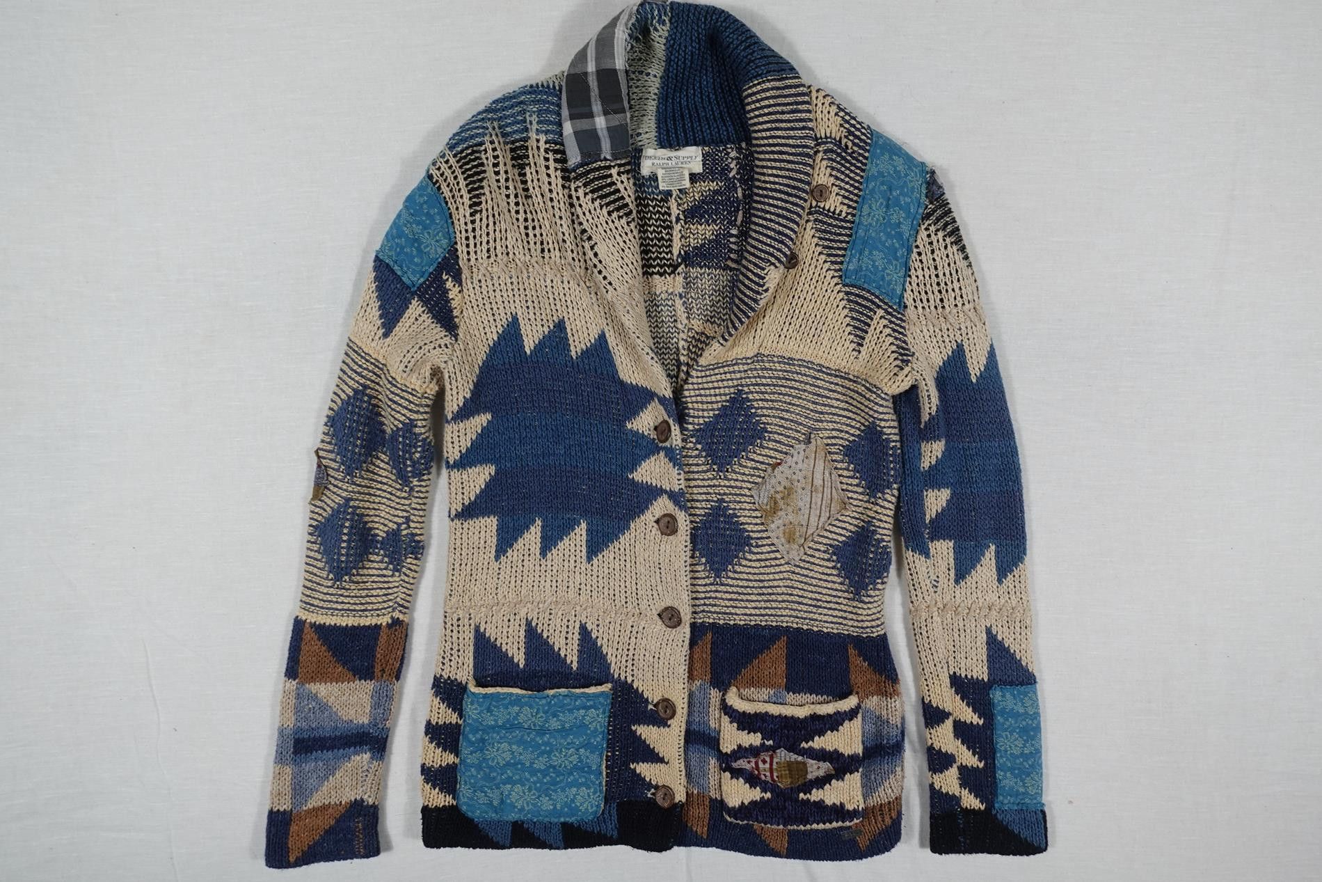 Denim & Supply Ralph Lauren Ralph Lauren Denim & Supply Cardigan Sweater Aztec Indian XS Size XS / US 0-2 / IT 36-38 - 1 Thumbnail