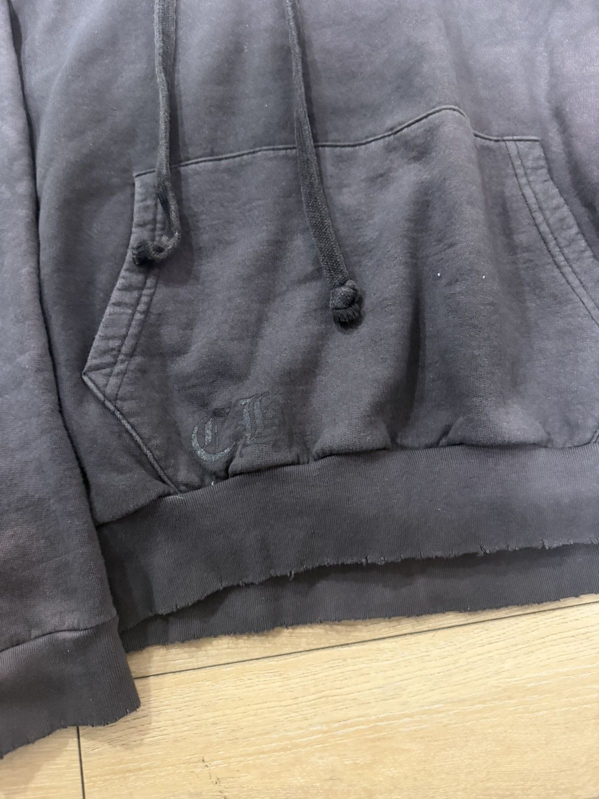 Chrome Hearts Chrome hearts distressed blank hoodie Size US M / EU 48-50 / 2 - 3 Thumbnail