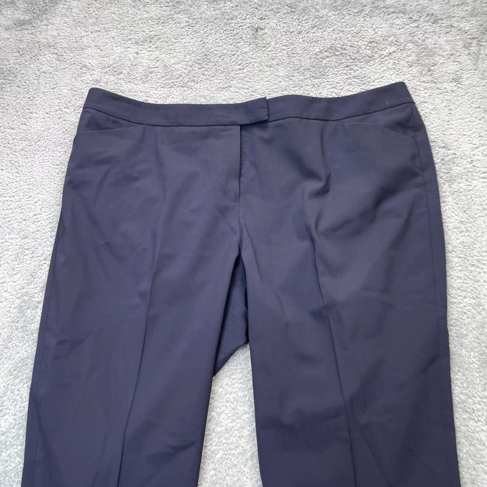 Vintage Lafayette 148 New York Pants Womens 18 Blue Wool Blend Dress Pants Size 28" / US 6 / IT 42 - 5 Thumbnail