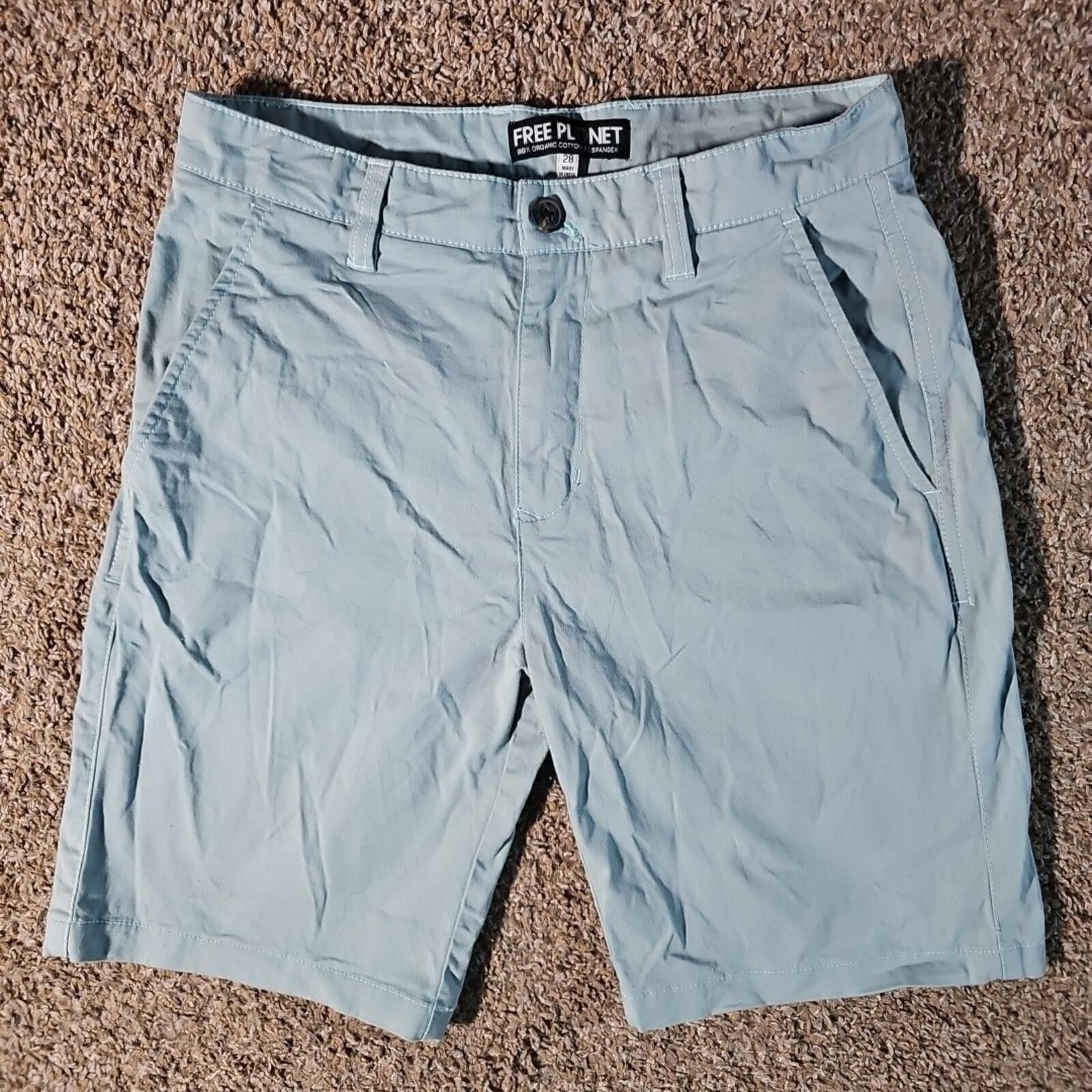 Free Planet Free Plane Organic Cotton Sz 28 Shorts Size US 28 / EU 44 - 1 Thumbnail