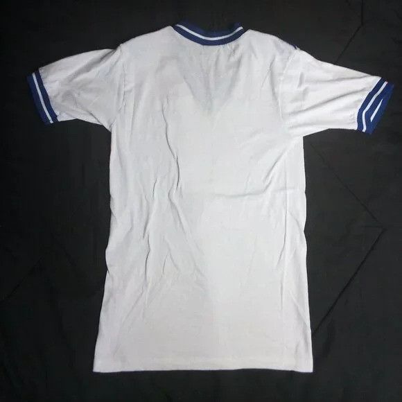 Vintage Vintage 70s Striped V-Neck Ringer T-Shirt Size US S / EU 44-46 / 1 - 5 Thumbnail