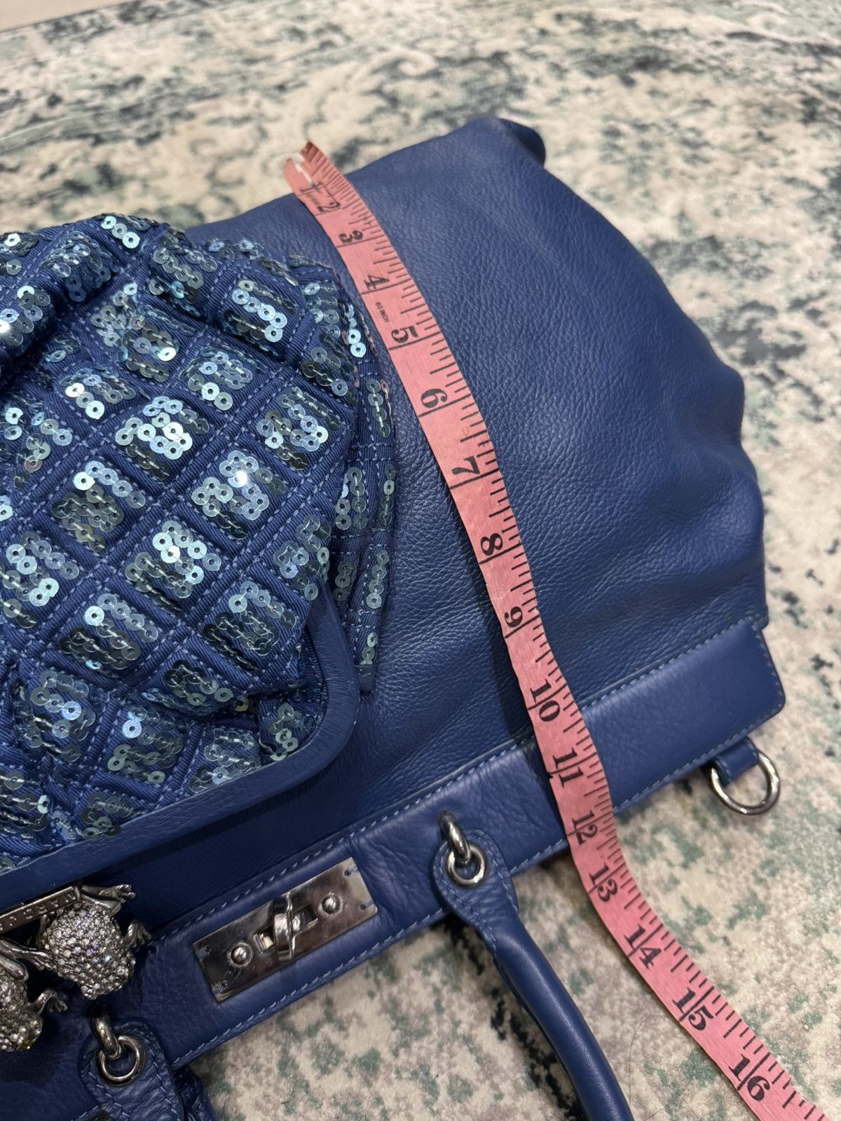 Marc Jacobs MARC JACOBS GLITTER ROBERT SEQUIN FROG BIJOU BAG Size ONE SIZE - 15 Thumbnail