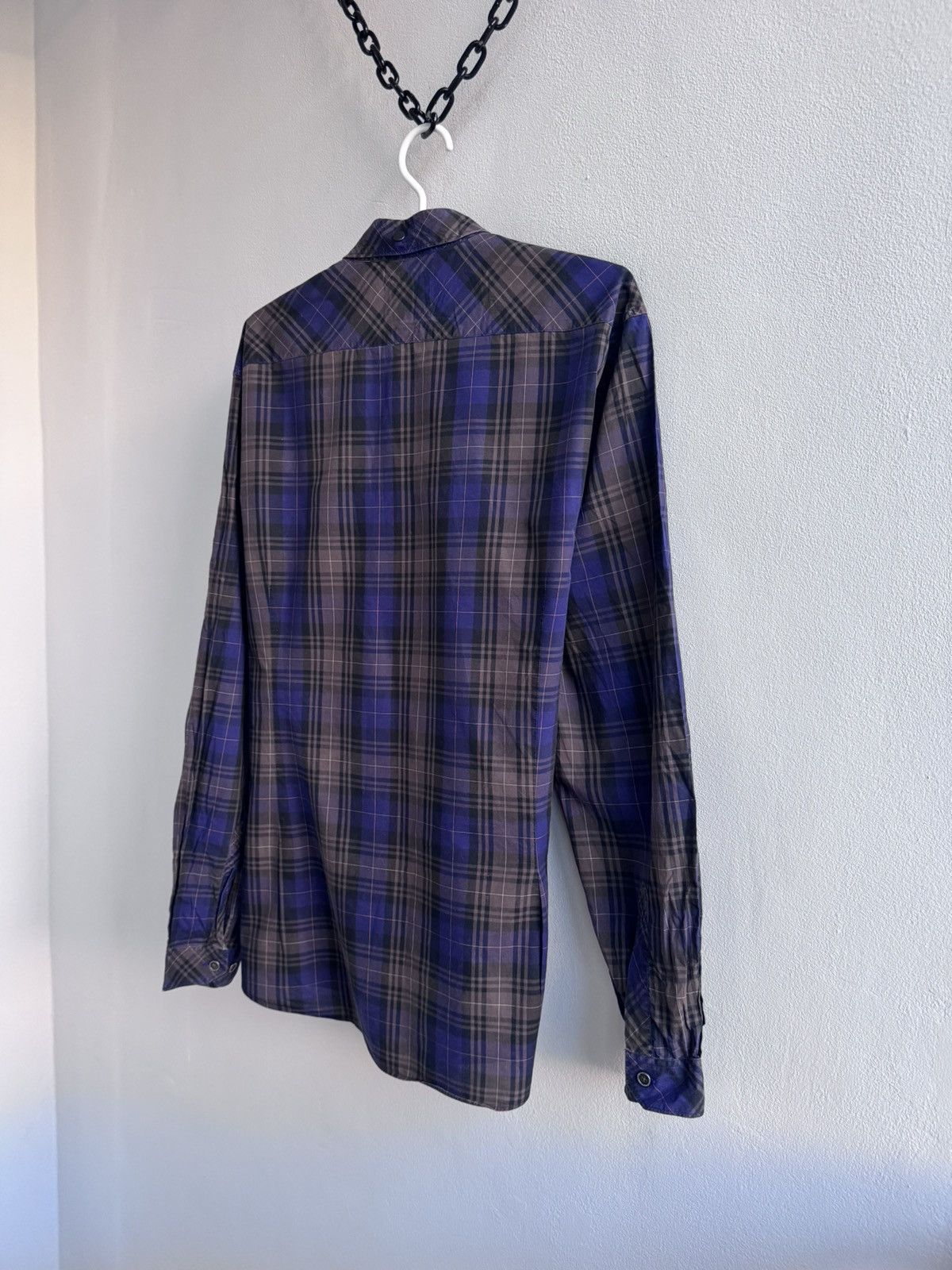 Barbour Barbour Highland Tartan Blue Plaid Flannel Regular Fit Shirt Size US XL / EU 56 / 4 - 11 Thumbnail