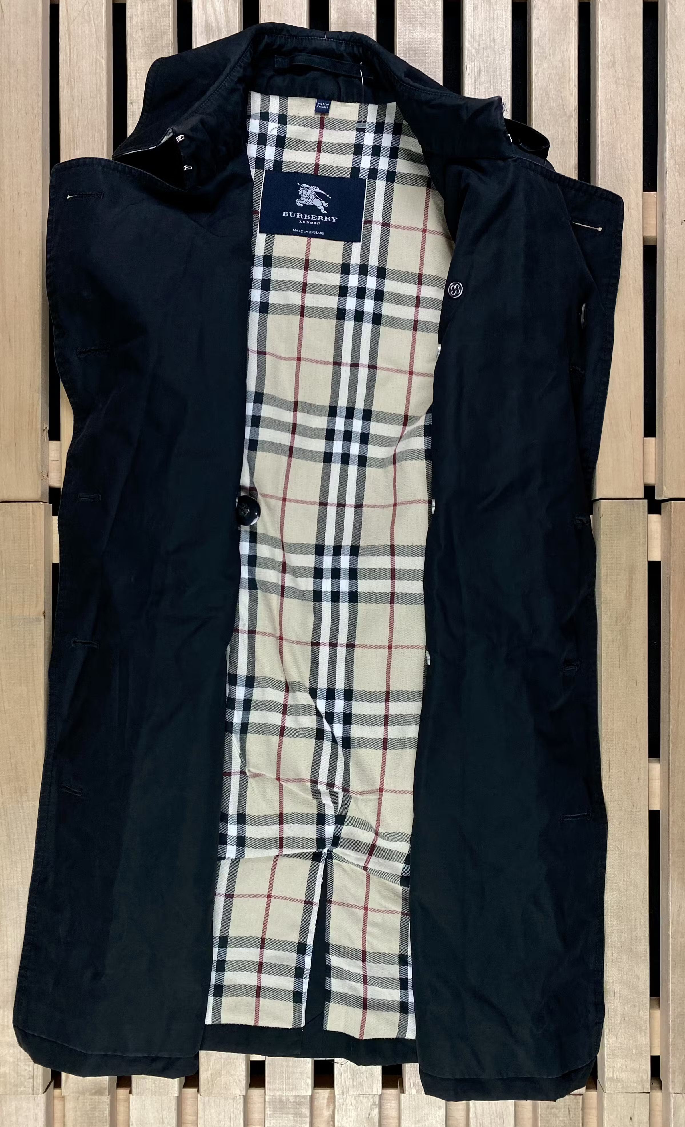 Burberry Womens Trench Jacket Burberry London Size 6 Size M / US 6-8 / IT 42-44 - 4 Thumbnail