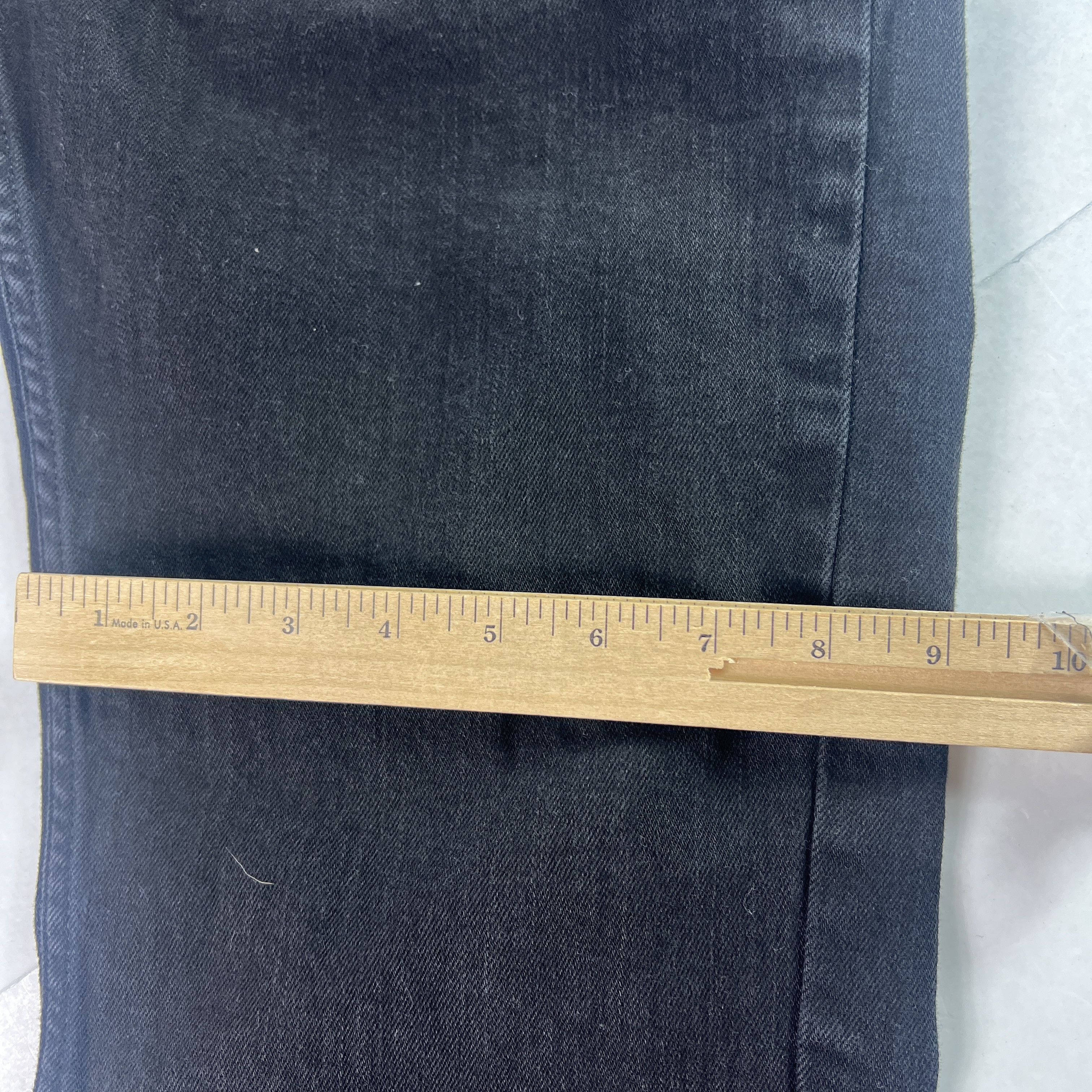 Levi's Levi's Jeans 559 Relaxed Straight Black Faded Stretch Denim Size US 33 - 19 Thumbnail