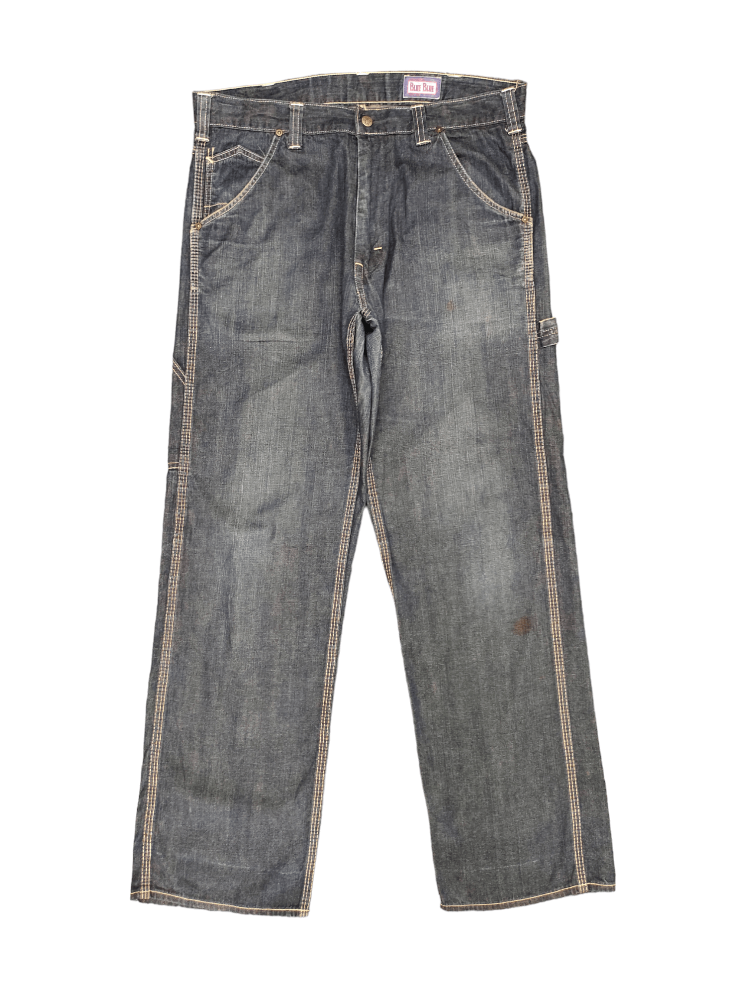 Blue Blue Japan Baggy Jeans Blue Blue Indigo Carpenter Denim Pants Size US 34 / EU 50 - 9 Thumbnail