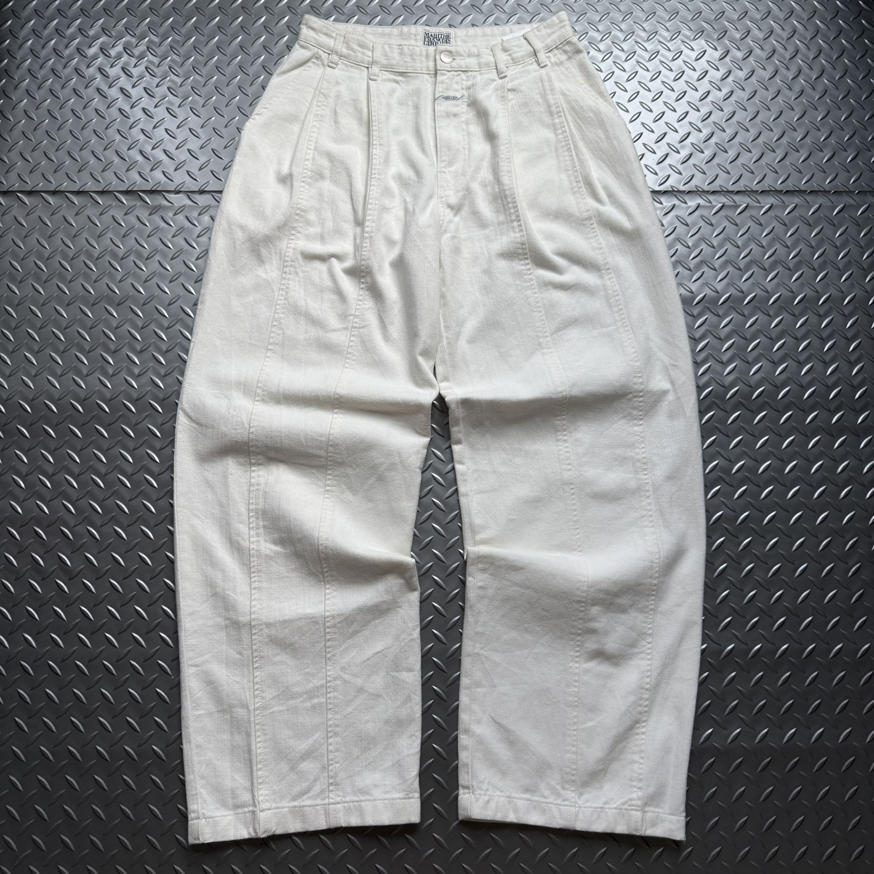 Marithe + Francois Girbaud Marithé + François Girbaud Panel Wide Leg Jeans Size US 26 / EU 42 - 1 Thumbnail