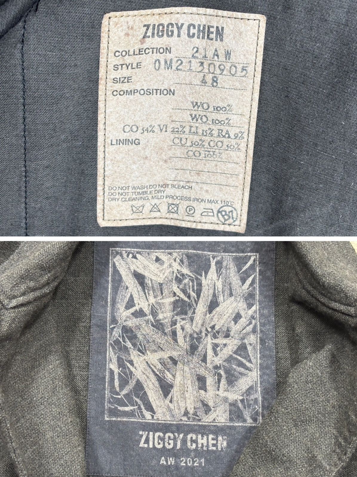 Ziggy Chen Ziggy Chen 21aw Detachable Oversleeves Worker Jacket Size US L / EU 52-54 / 3 - 8 Thumbnail