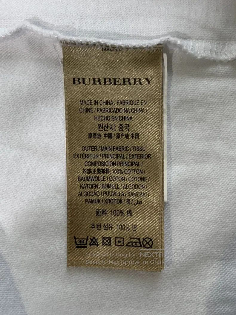 Burberry Burberry Short Sleeve Graphic T. Size US XS / EU 42 / 0 - 5 Thumbnail