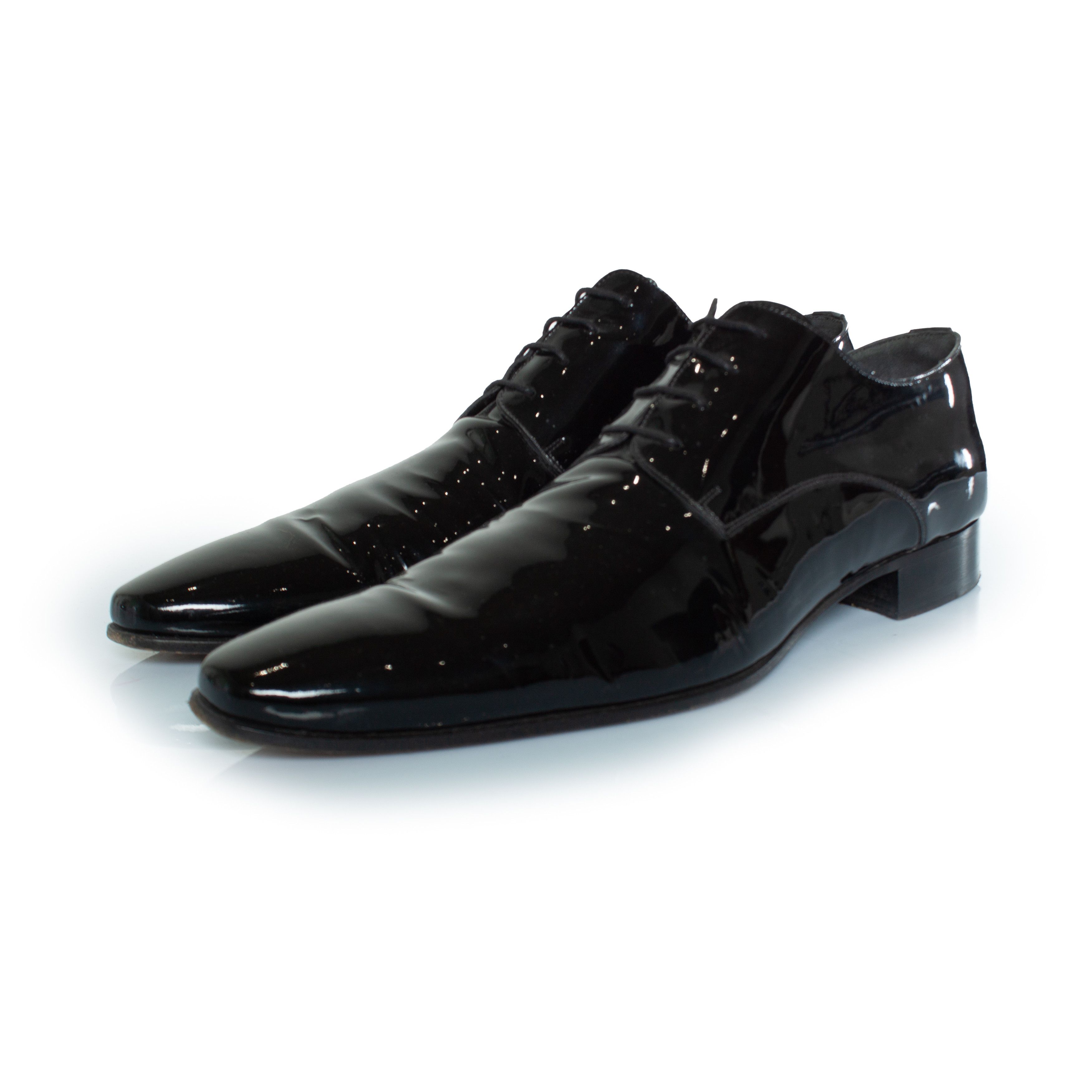 Dsquared2 Dsquared2, Patent leather lace up shoes in black Size US 12 / EU 45 - 1 Thumbnail