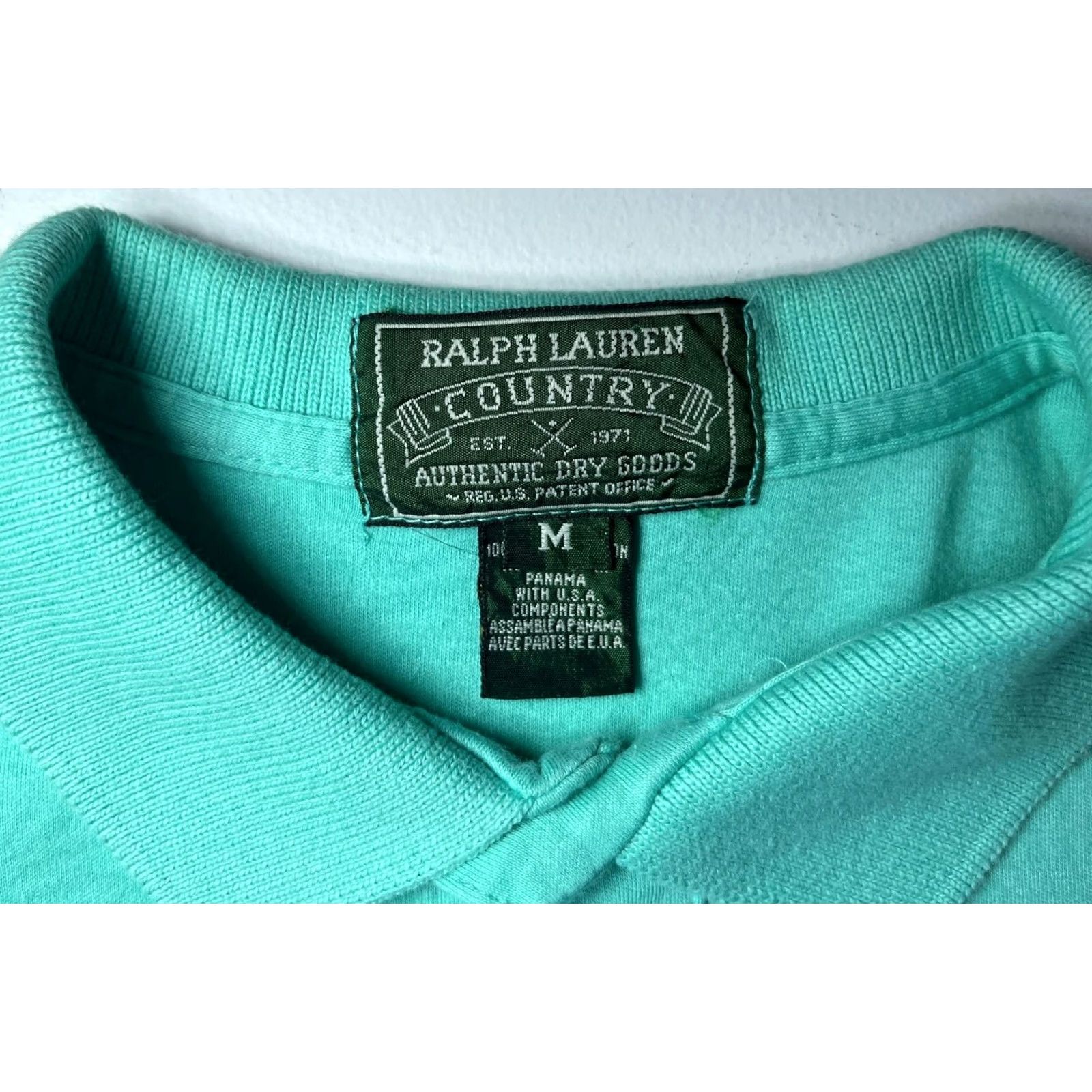 Ralph Lauren Men's Vintage Ralph Lauren Country Polo Shirt Authentic Dry Goods Sz M Size US M / EU 48-50 / 2 - 6 Thumbnail