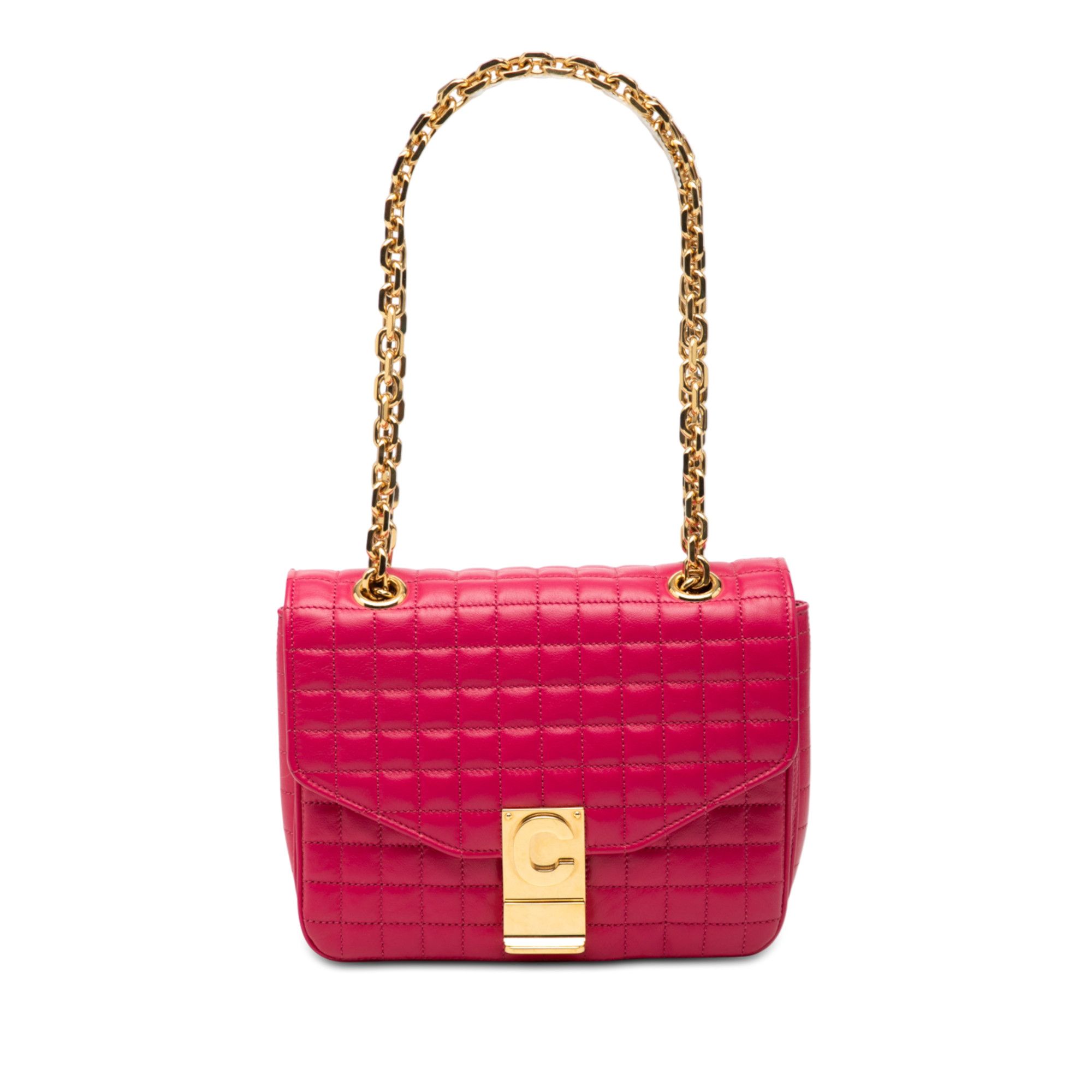 Celine Celine Small Quilted Calfskin C Bag Size ONE SIZE - 1 Thumbnail