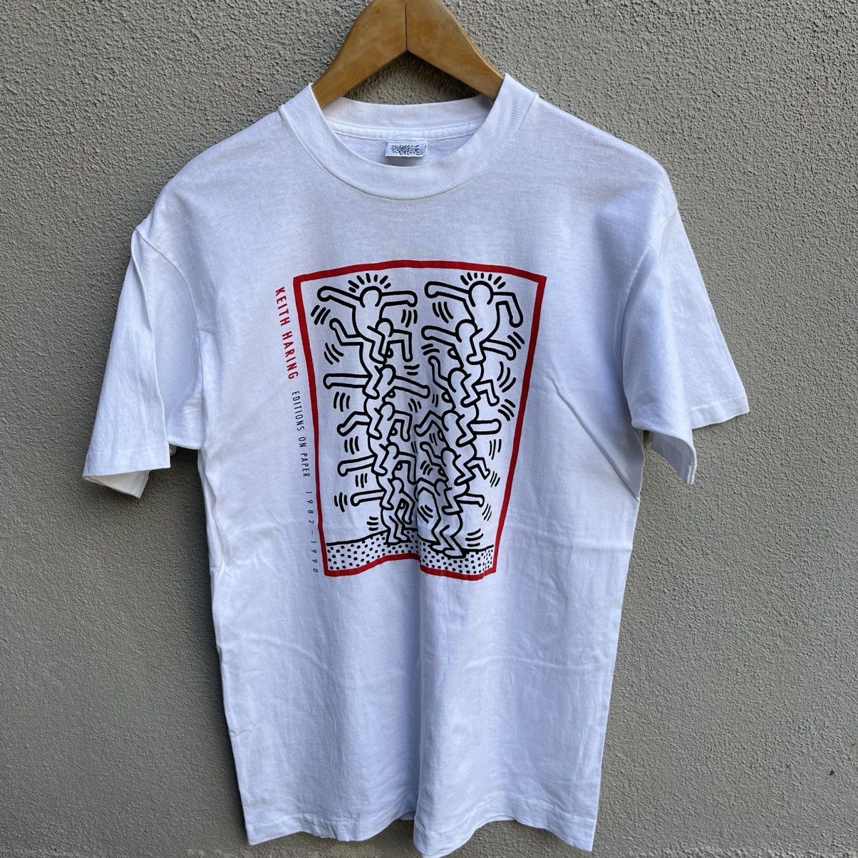 Keith Haring Vintage 90s KEITH HARING pop art tee popshop Size US M / EU 48-50 / 2 - 2 Thumbnail
