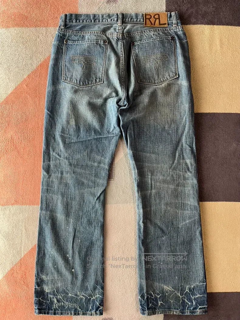 RRL Ralph Lauren RRL Ralph Lauren Western Embroidered Jeans Size US 33 - 2 Thumbnail