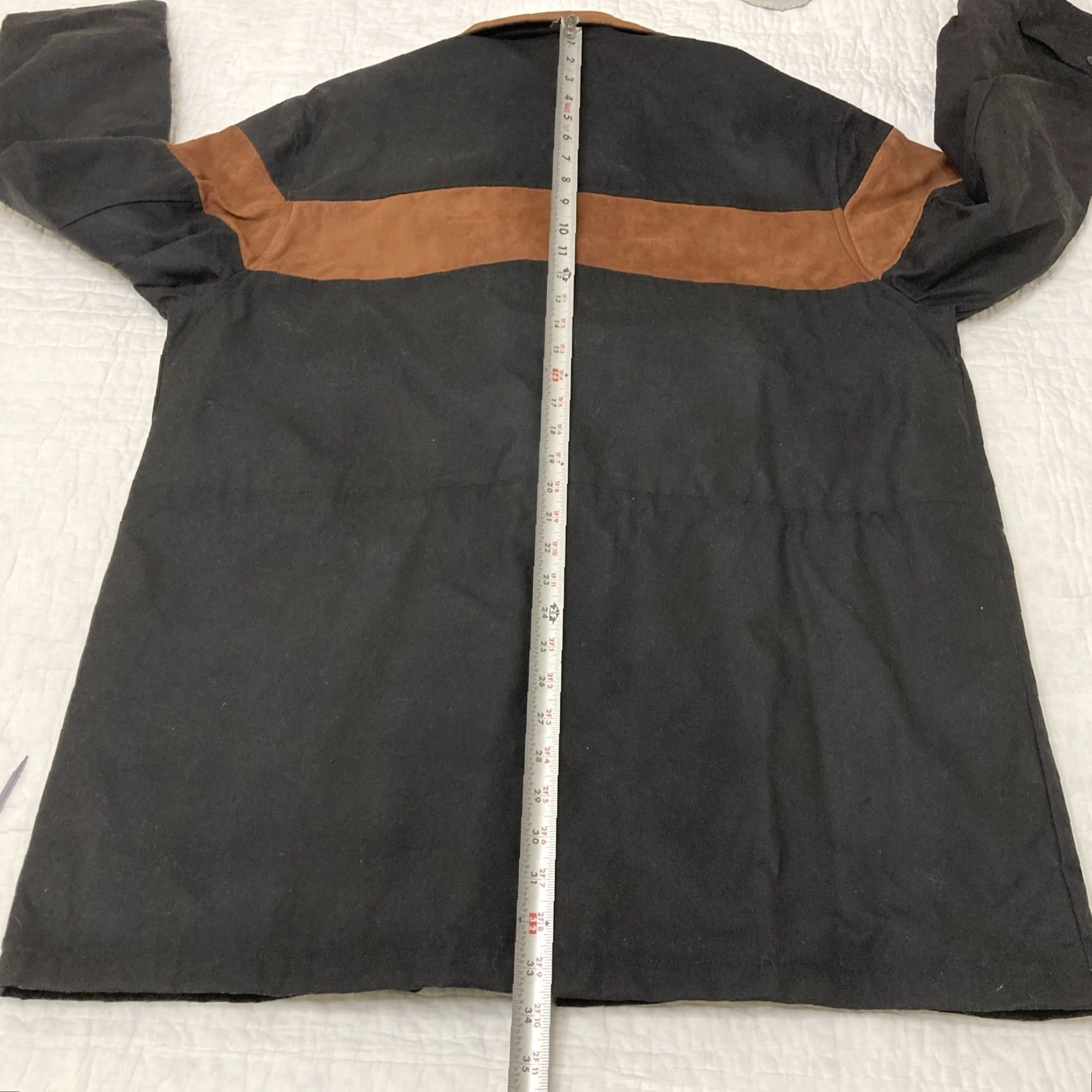 Vintage VINTAGE Kakadu Traders Australia Men Jacket Canvas Leather Trim Outdoor Hunting L Brown Regular Size L Men Black Canvas Coat Coat Shirt? Size US L / EU 52-54 / 3 - 7 Thumbnail
